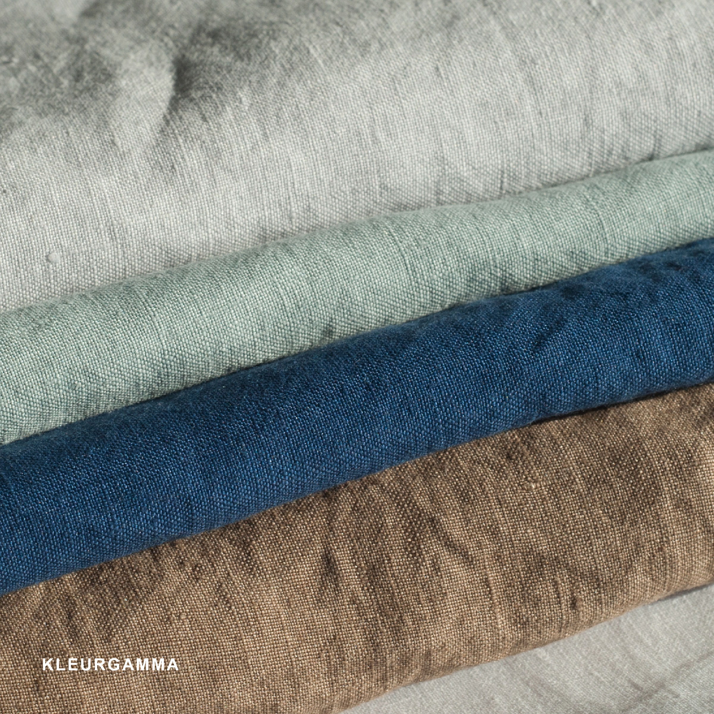 Dommelin Dekbedovertrekset Tough Stonewashed Linnen Walnoot