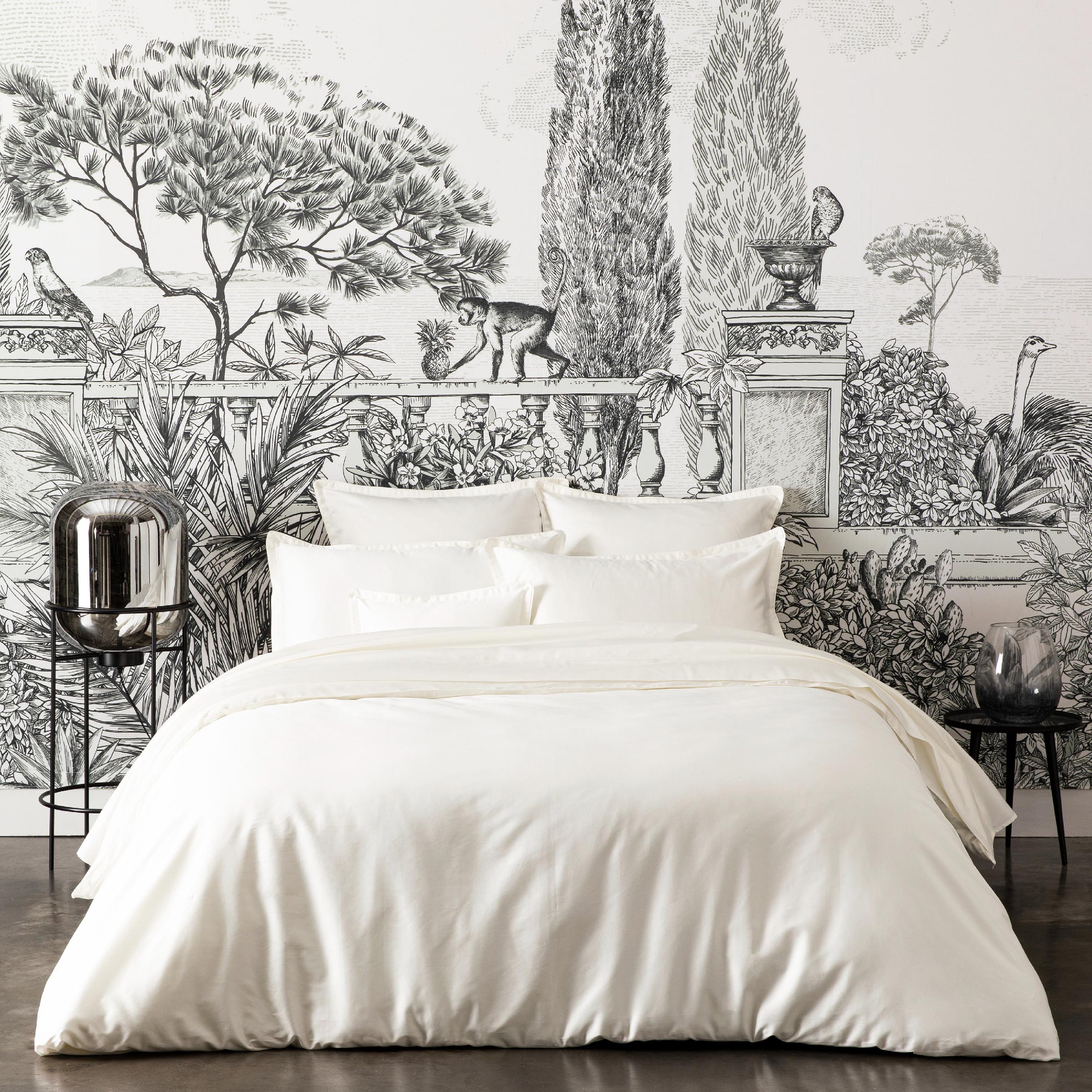 Alexandre Turpault Dekbedovertrek Teophile Organic Satijn 300TC Hermine