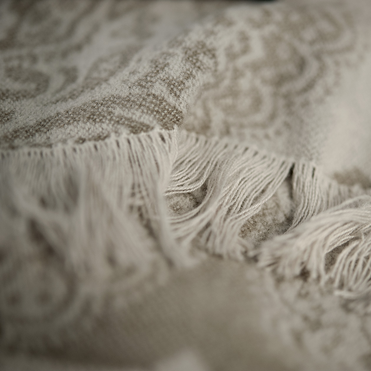 Dommelin Plaid Classico Katoen Beige 130 x 180 cm