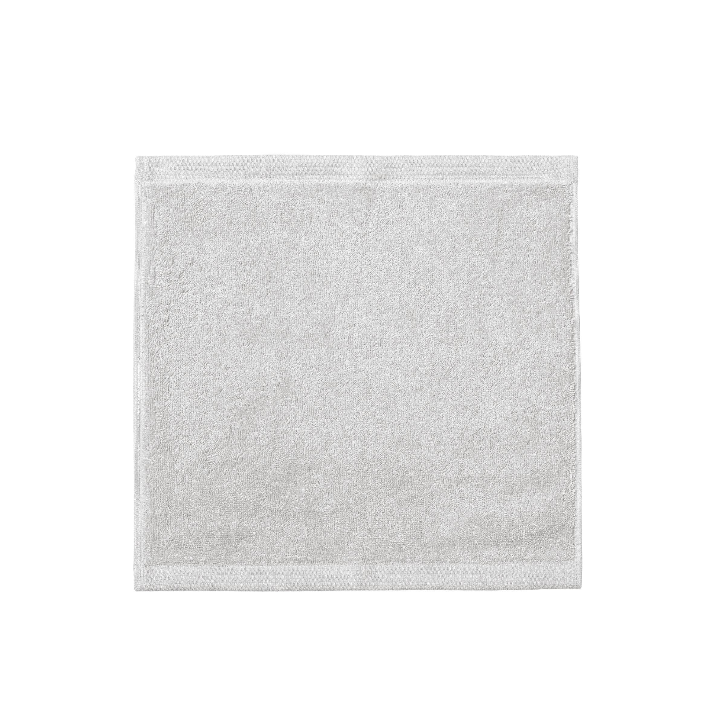 Alexandre Turpault Gezichtsdoekje Essentiel Organic Katoen 650 gr/m2 Light Grey 30 x 30 cm