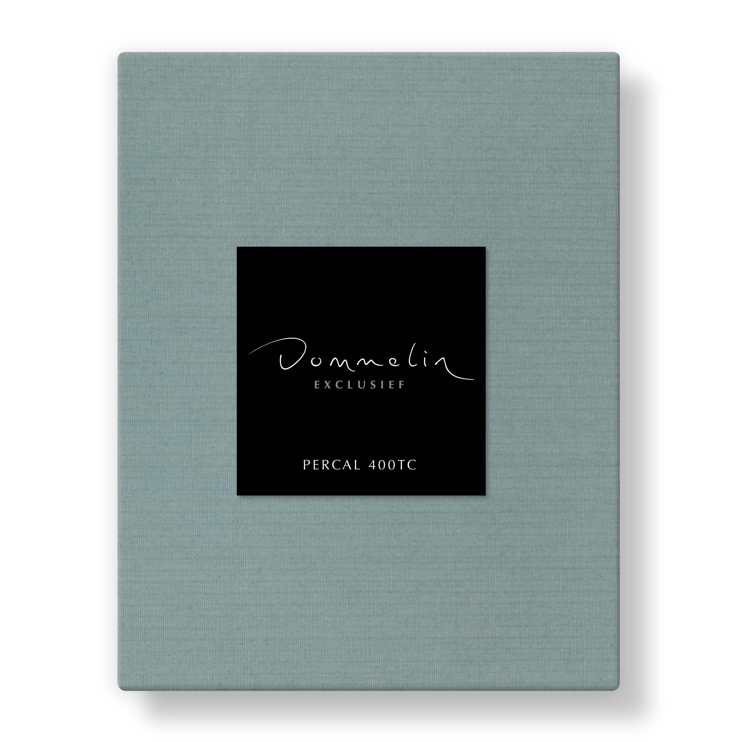 Dommelin Hoeslaken Hoge Hoek Percal 400TC Jade