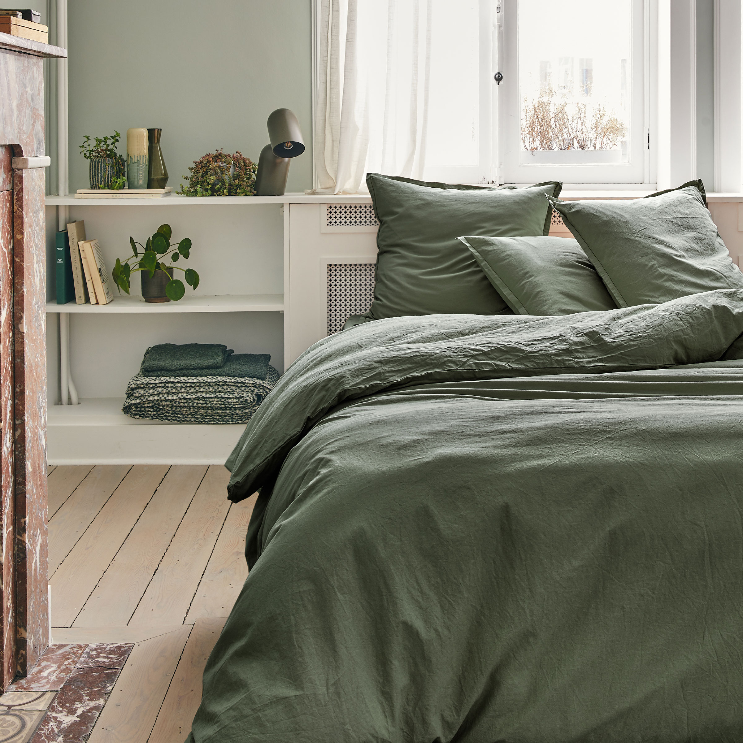 Essix Dekbedovertrek Set Tout Doux Katoen 145TC Palme 