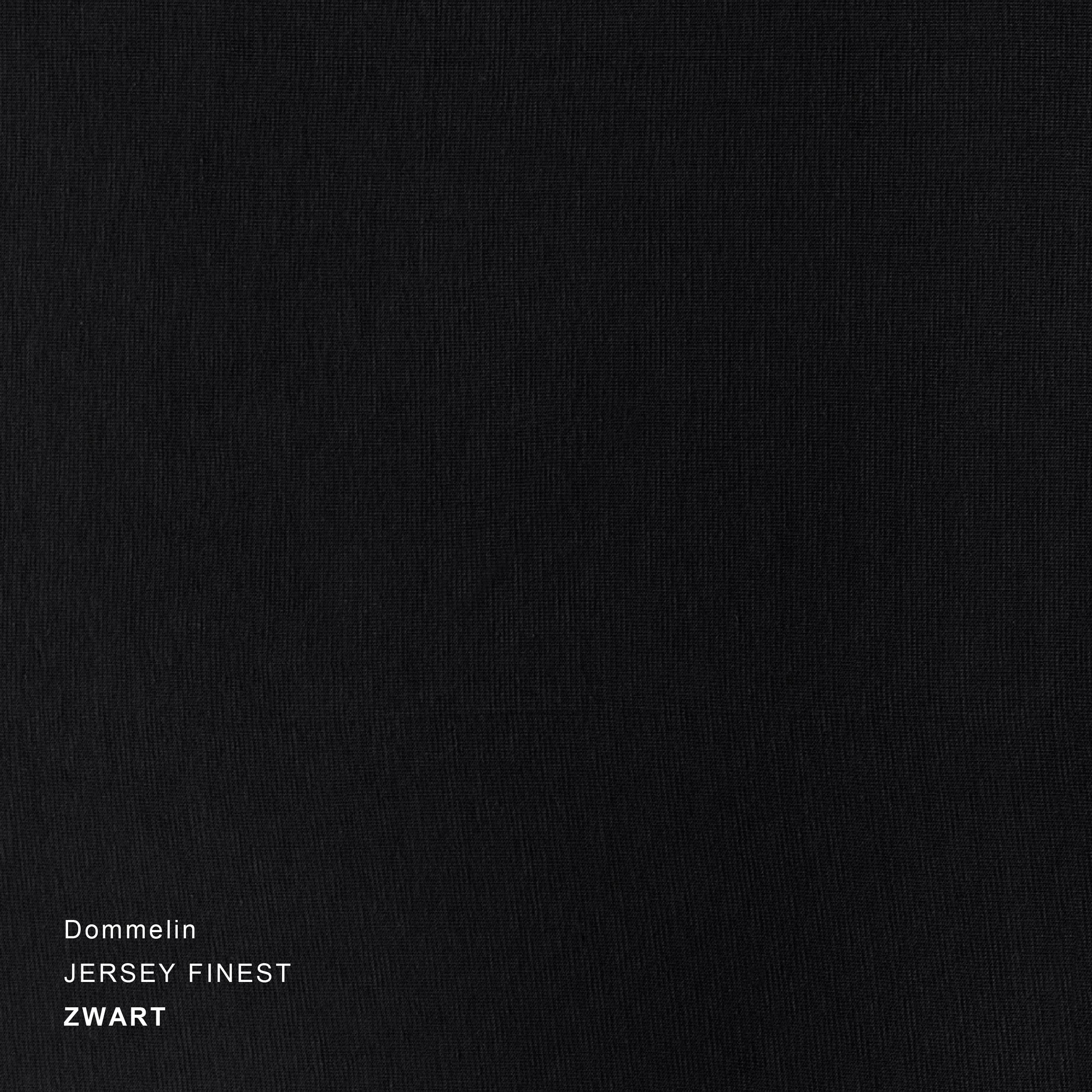 Dommelin Split Hoeslaken Jersey Finest Zwart  