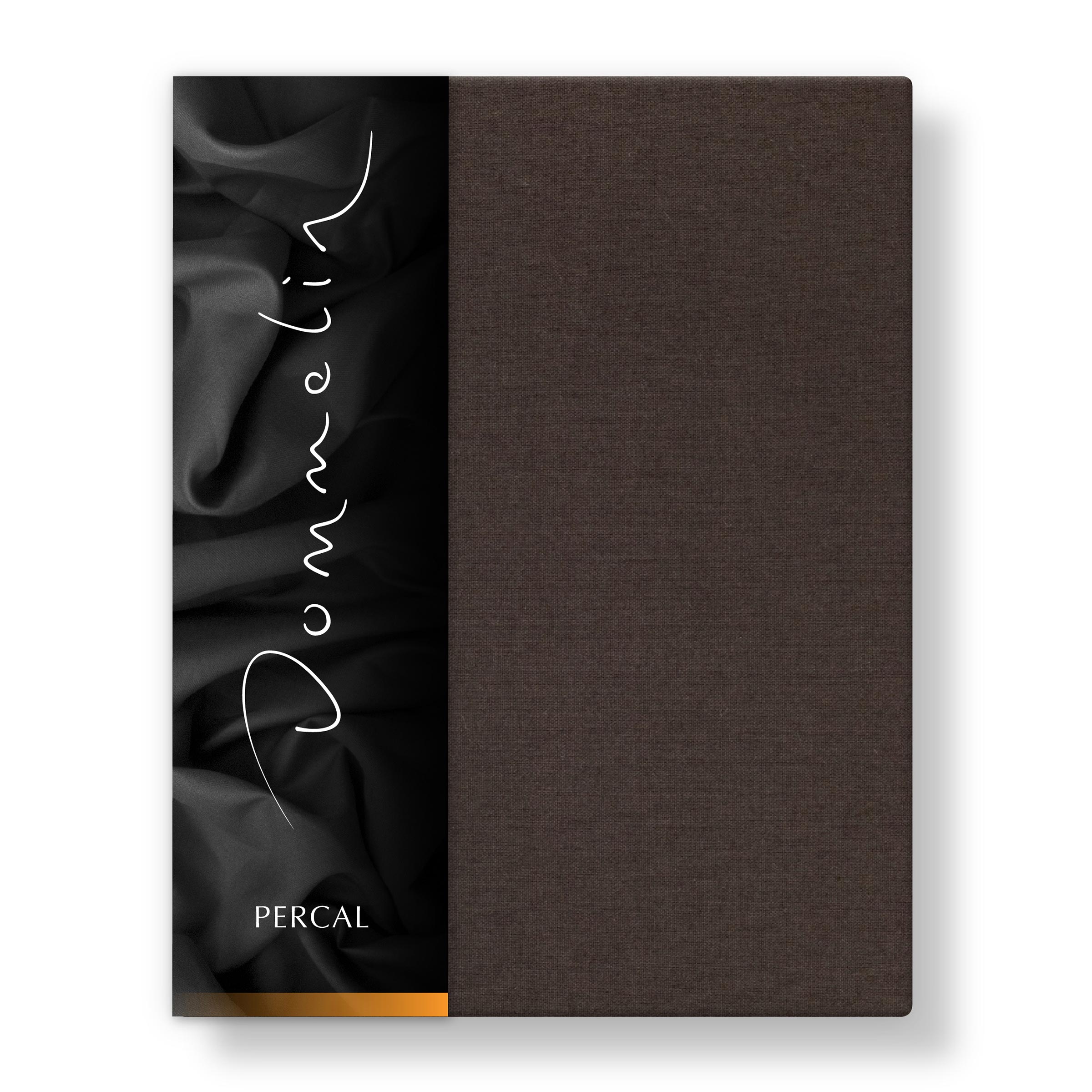 Dommelin Topper Hoeslaken Percal 200TC Bruin