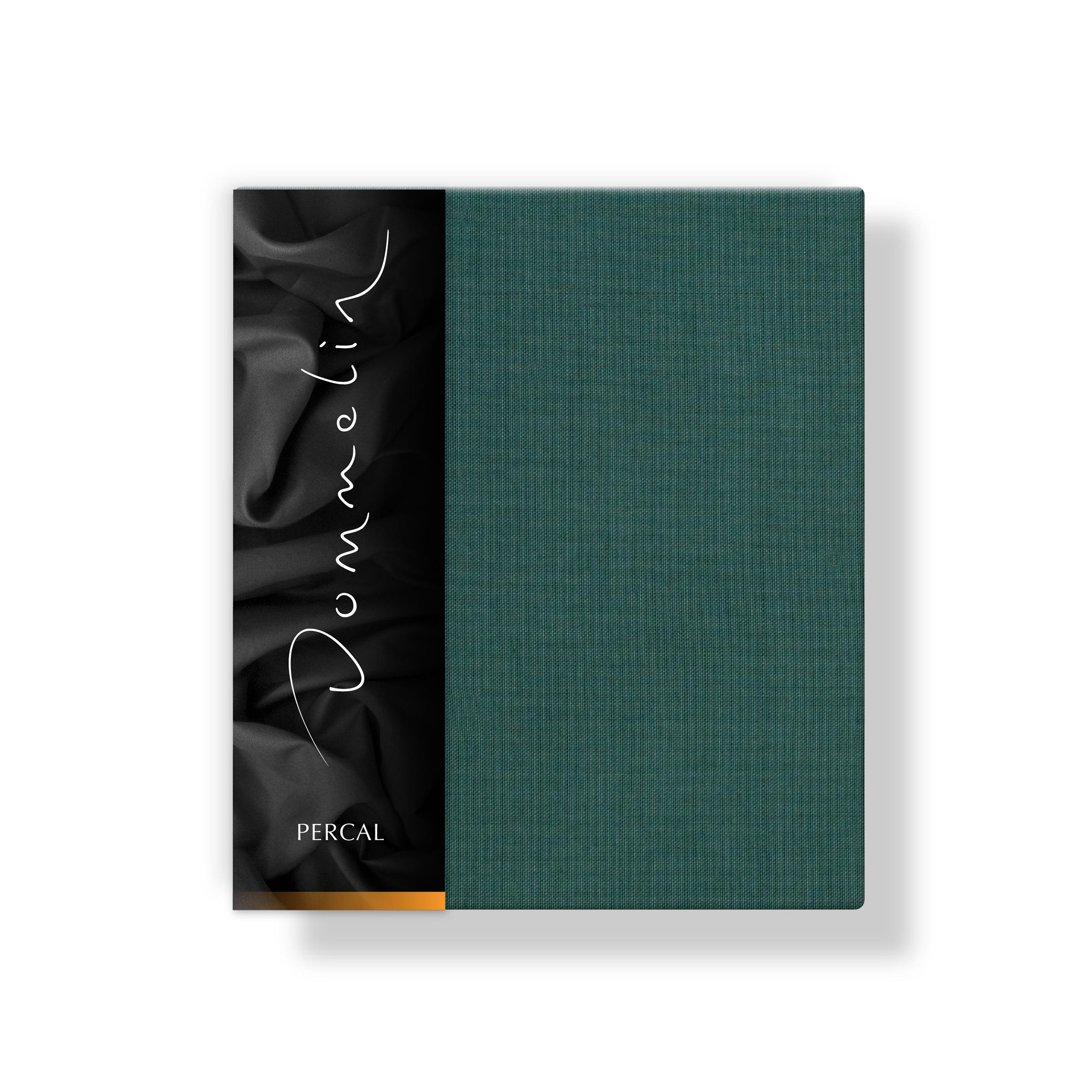 Dommelin Kussensloop Volant Percal 200TC Antiekgroen 60 x 70 cm