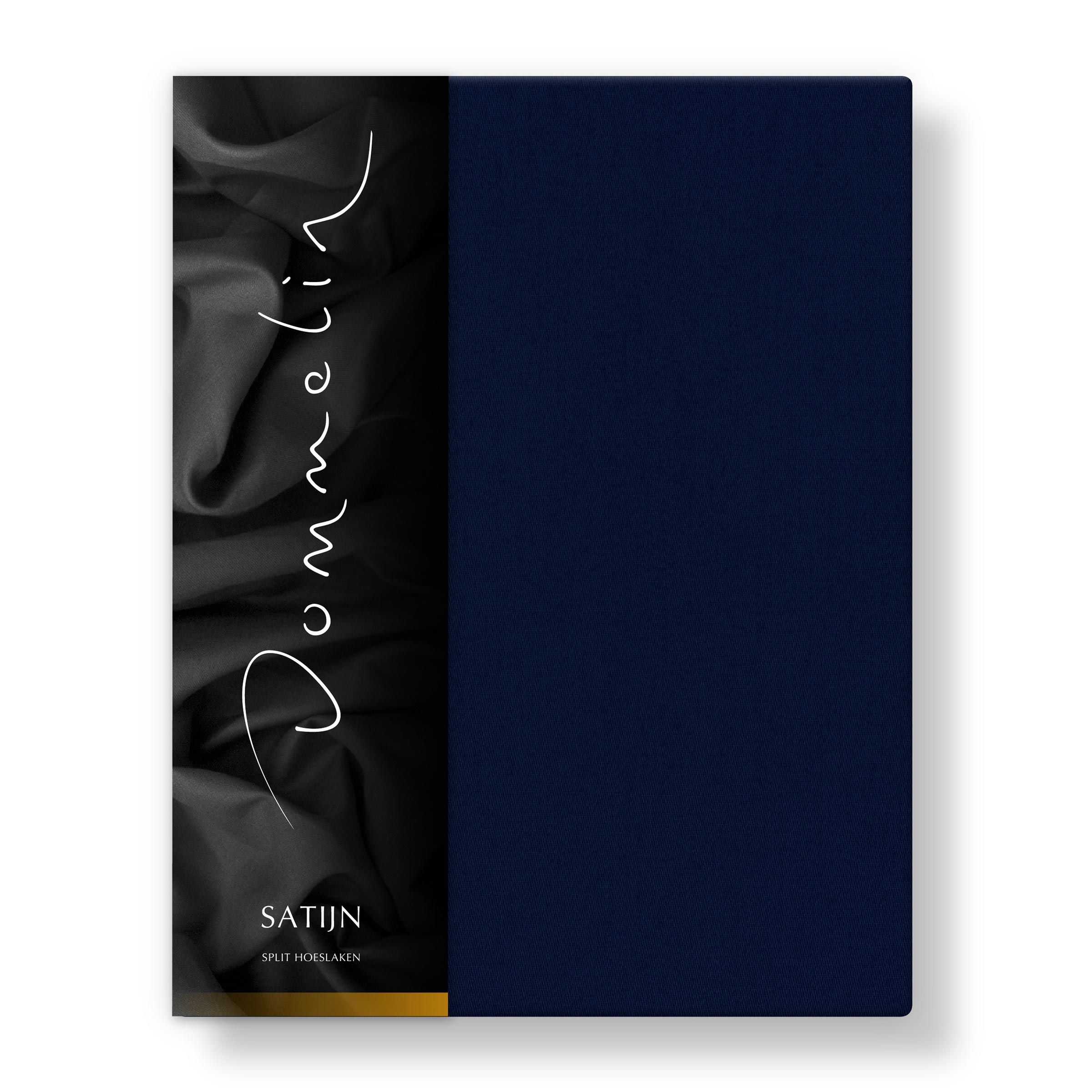 Dommelin Split Hoeslaken Satijn 300TC Navy