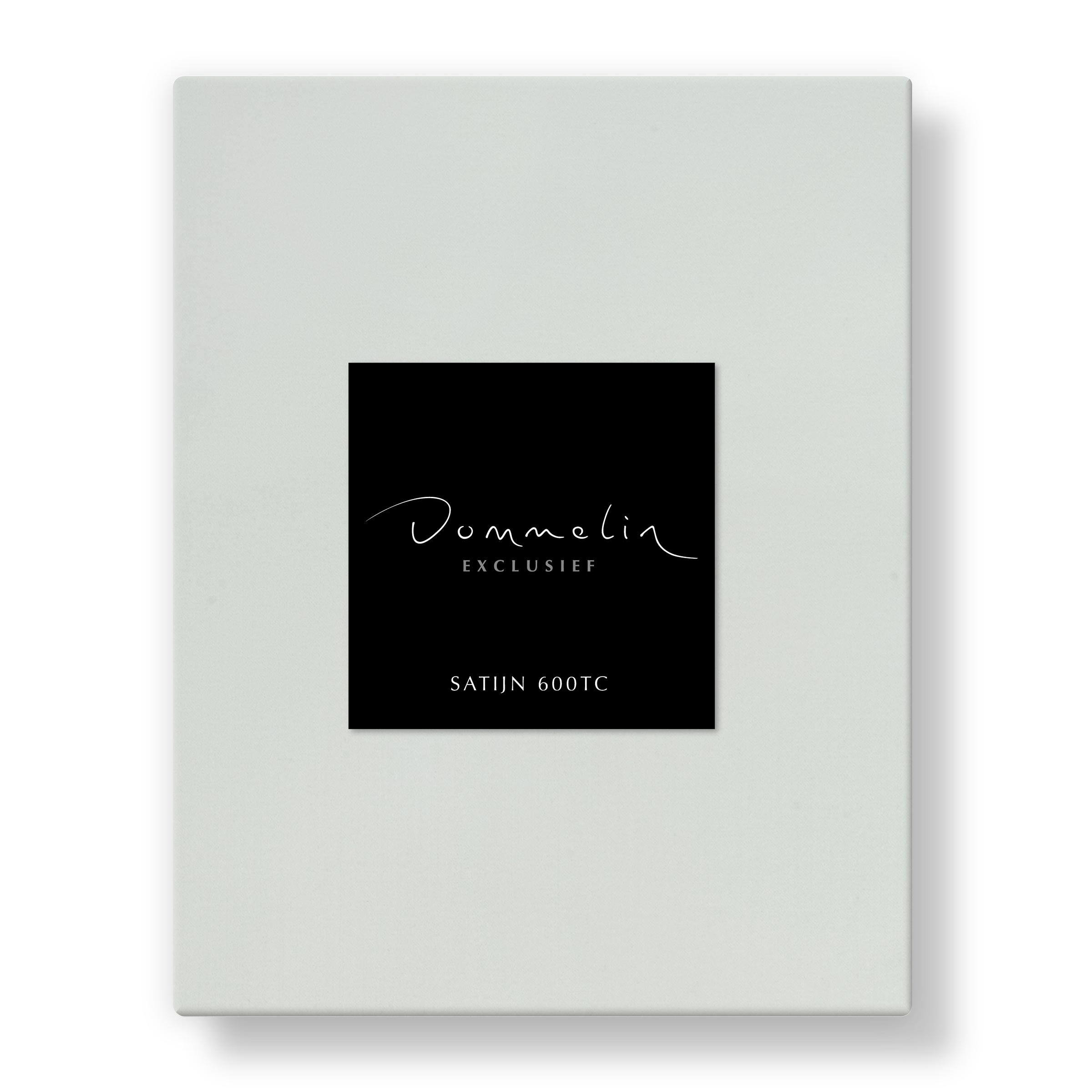 Dommelin Dubbel Split Hoeslaken Hoge Hoek Satijn 600TC Ecru