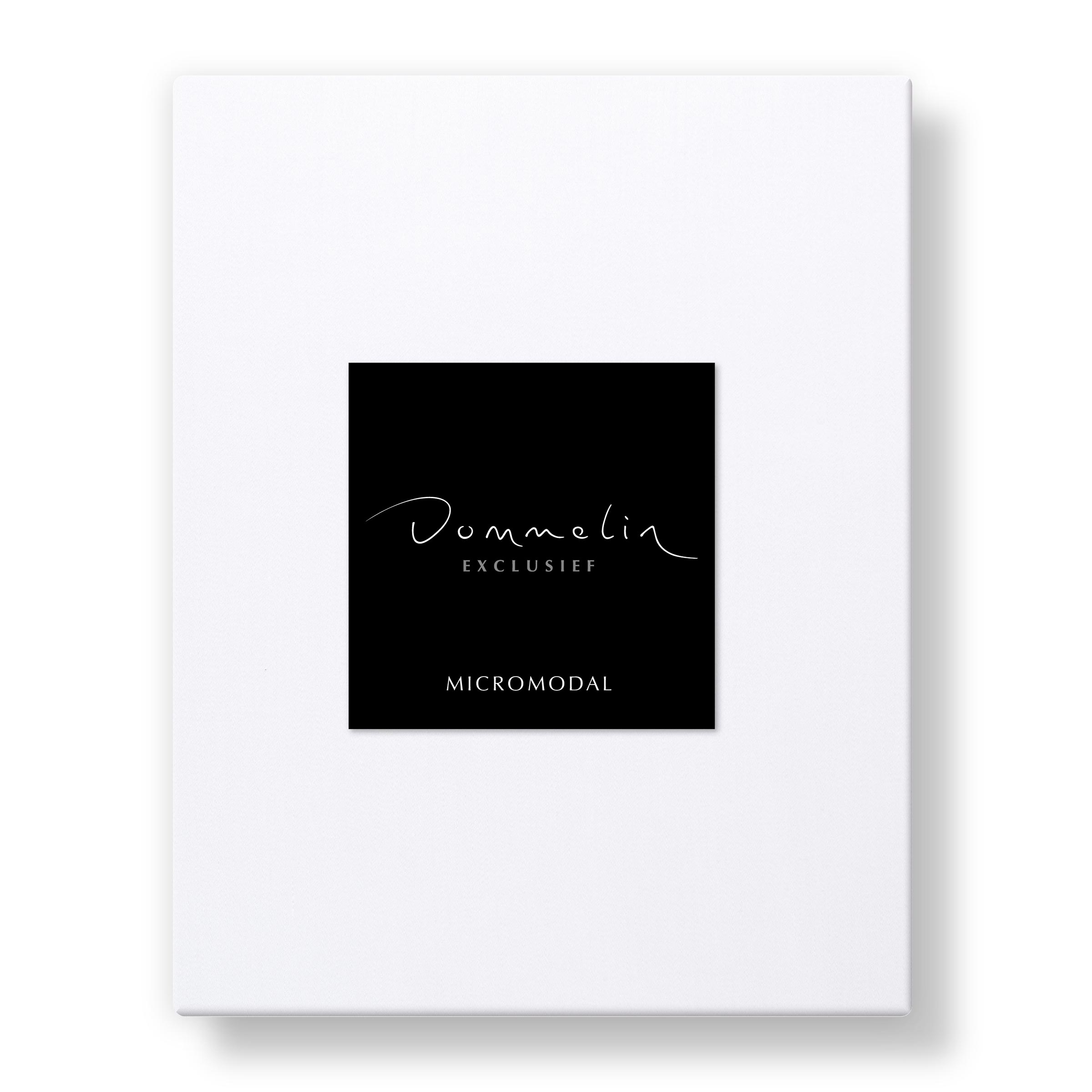 Dommelin Dubbel Split Hoeslaken Micromodal 300TC Wit   