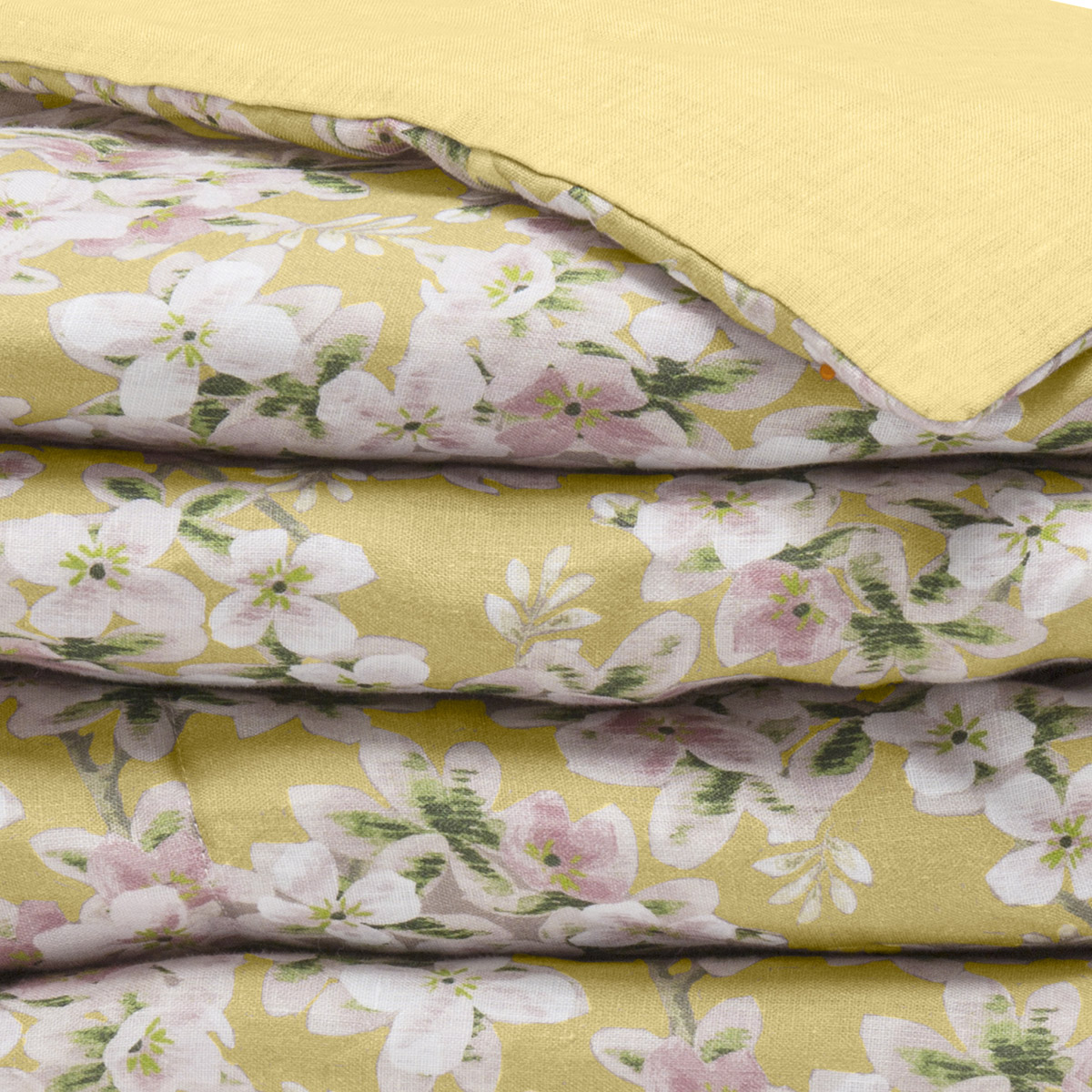 Alexandre Turpault Plaid Bloom Linnen Goud 130 x 180 cm