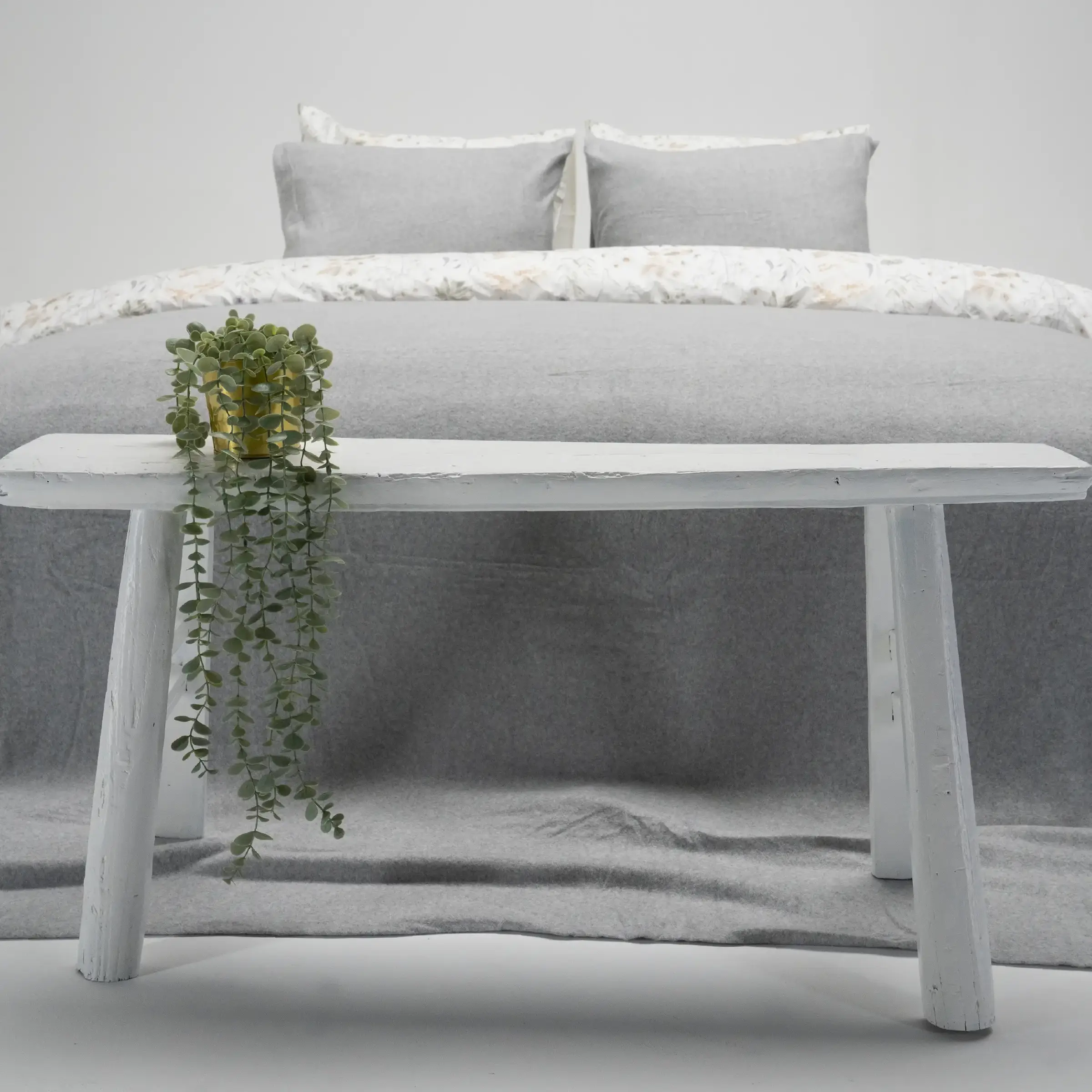 Dommelin Dekbedovertrekset Fleece Zilver