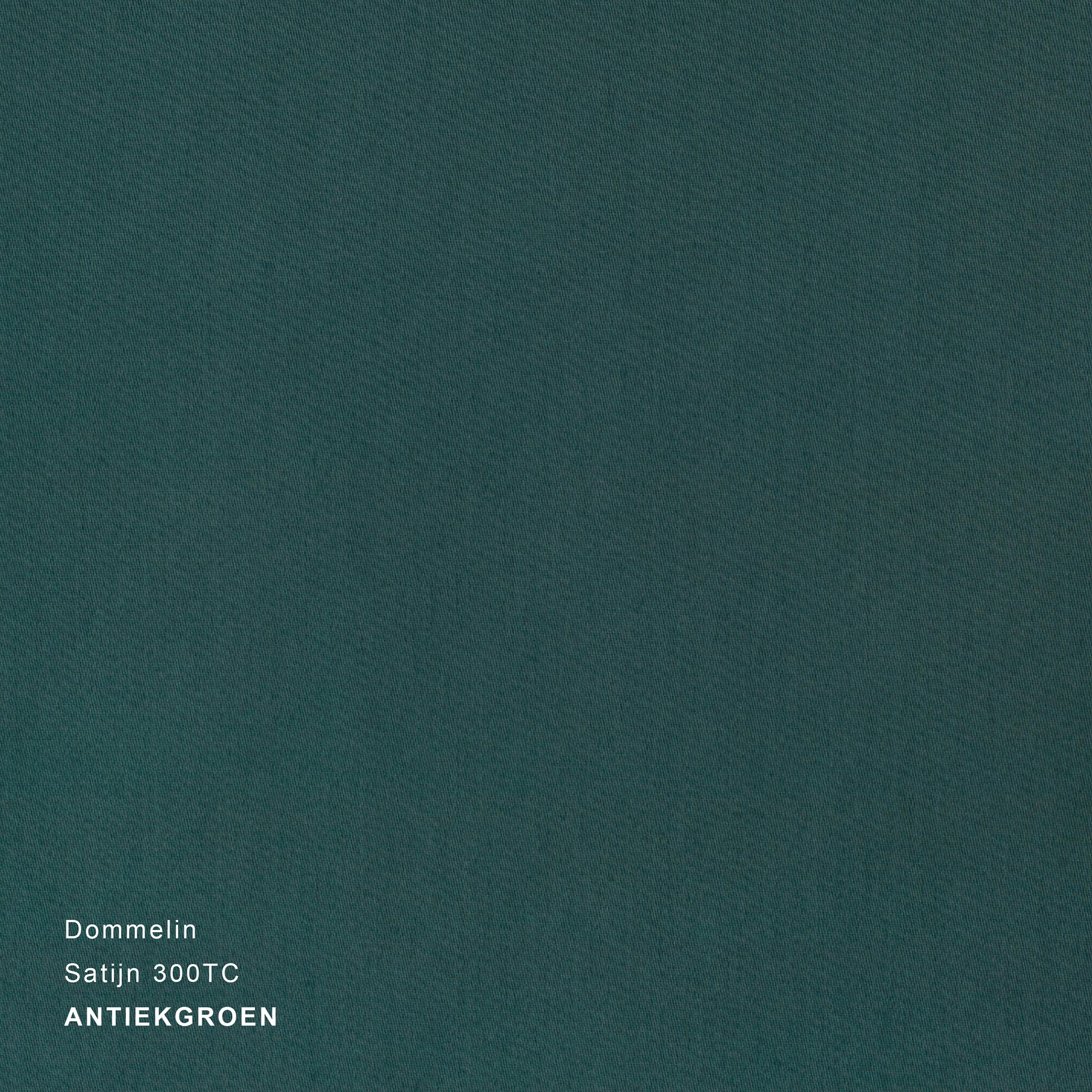 Dommelin Split Hoeslaken Hoge Hoek Satijn 300TC Antiekgroen