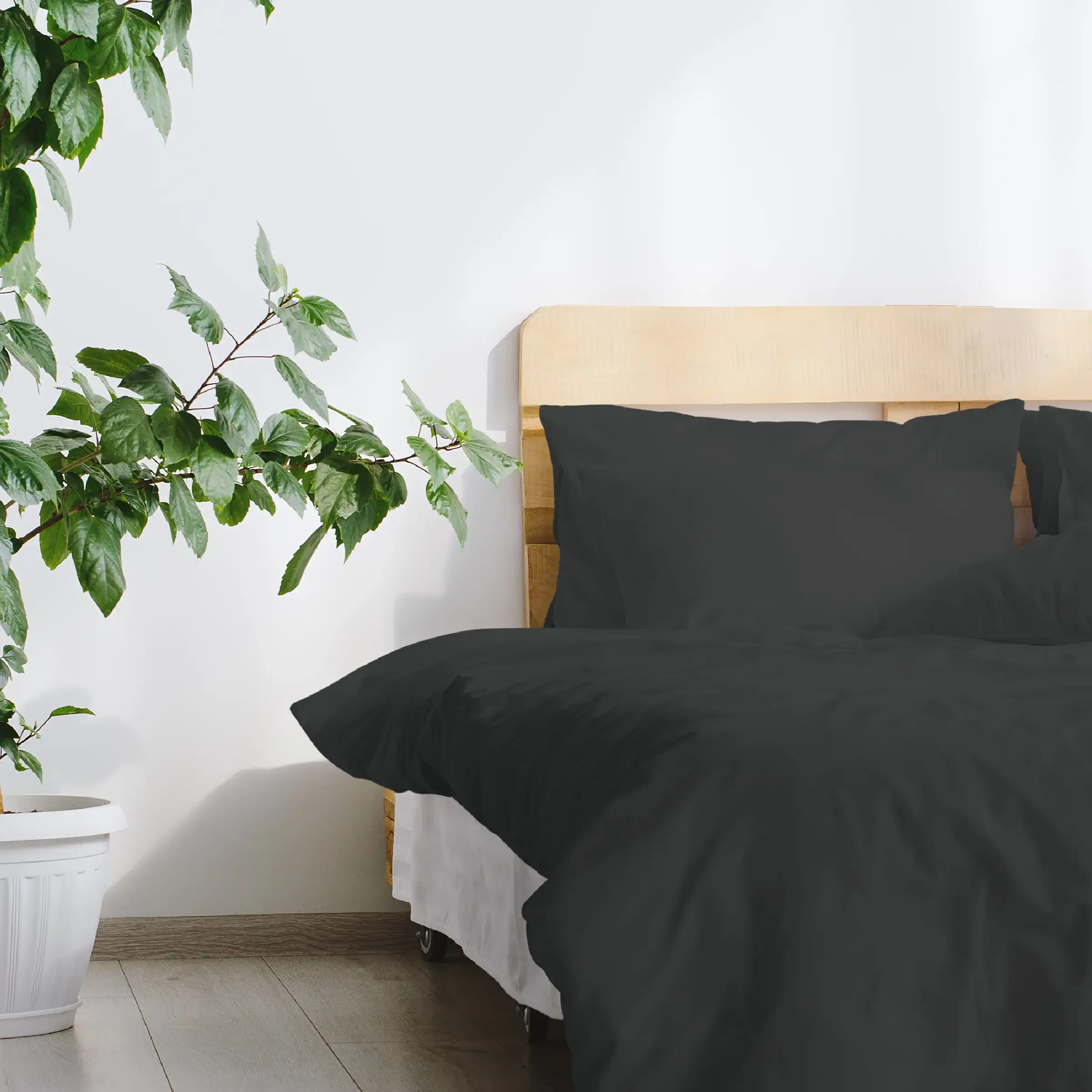 Dommelin Hoeslaken Katoen 180TC Carbon H30