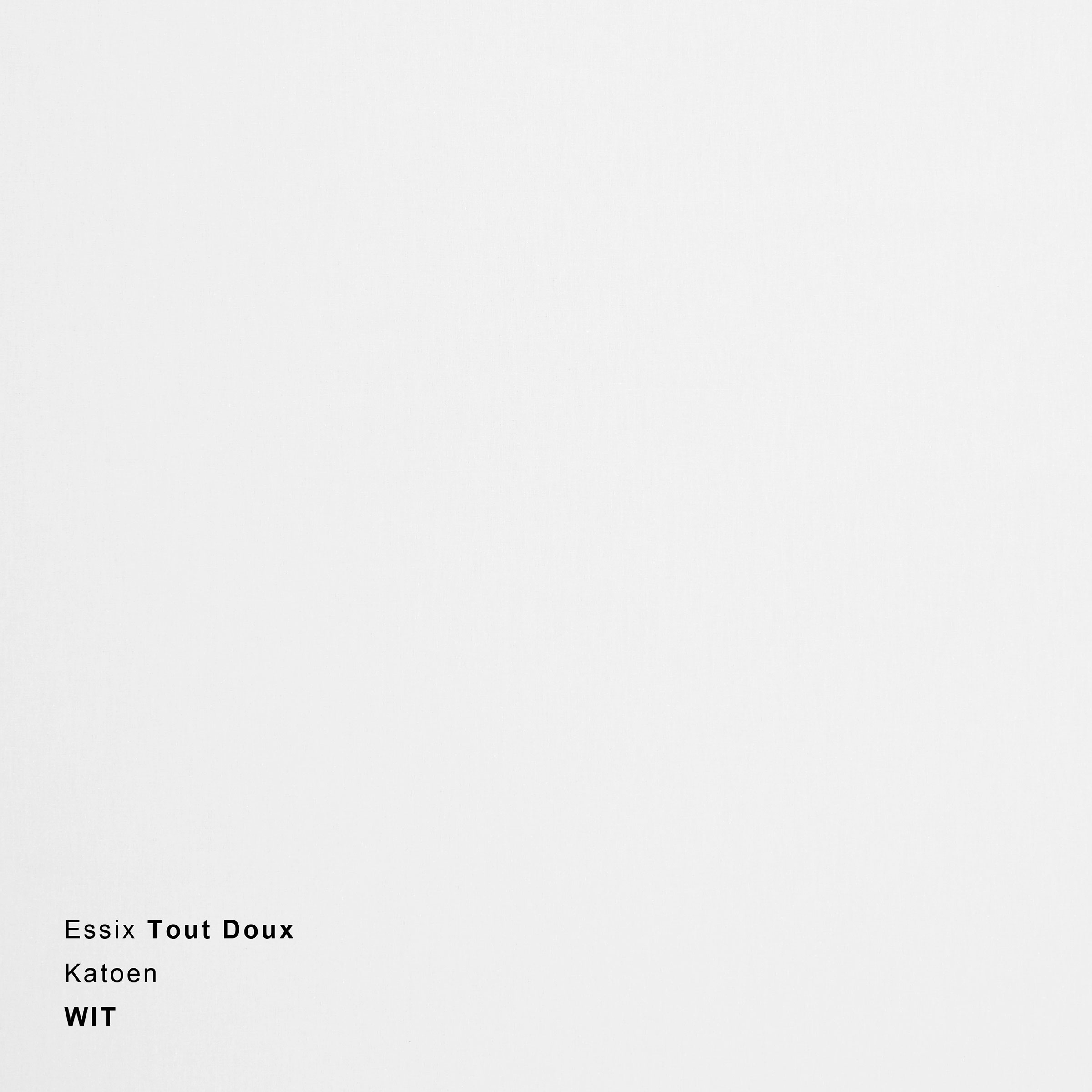 Essix Hoeslaken Tout Doux Katoen 145TC Wit