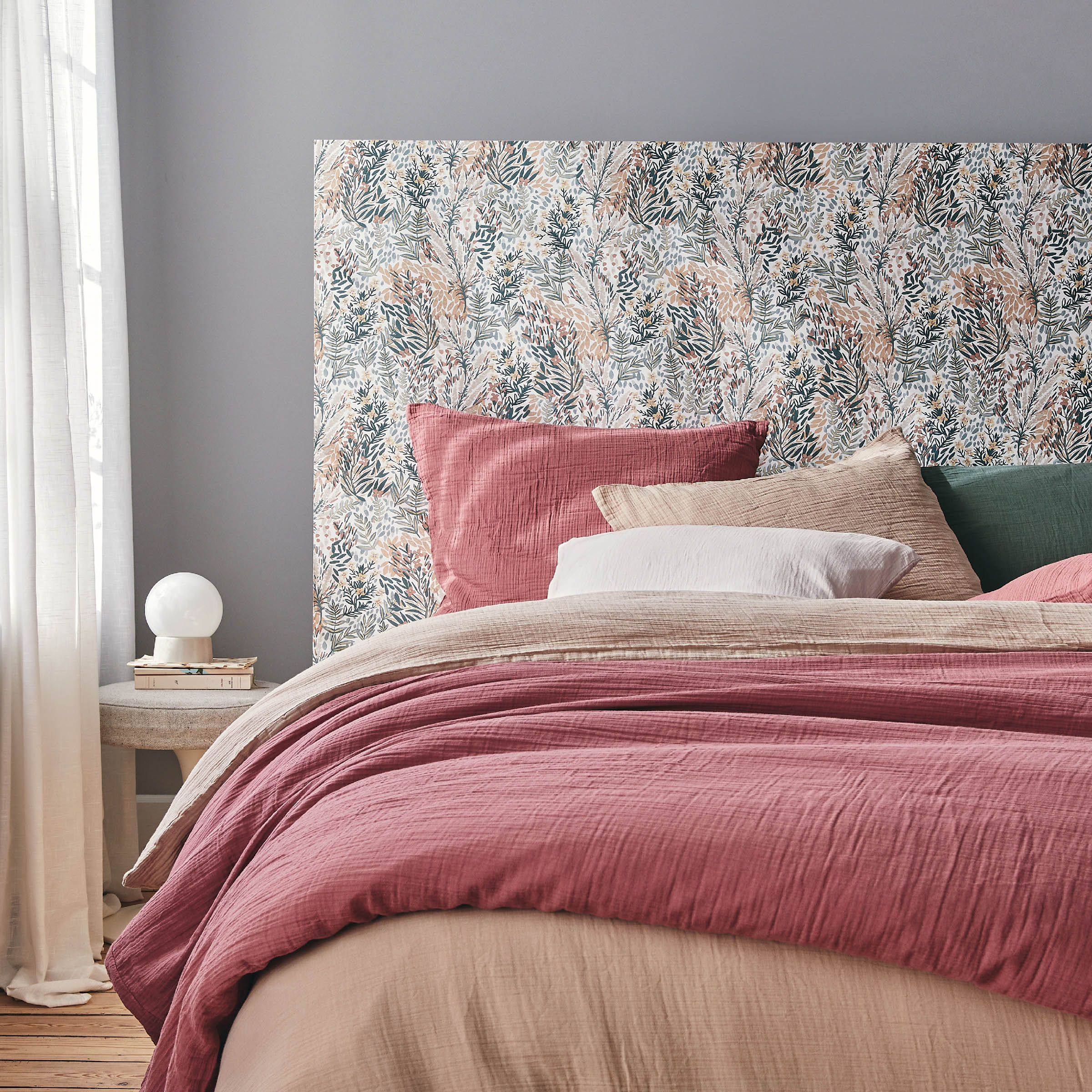 Essix Dekbedovertrek Set Tendresse Stonewashed Katoengaas 145TC Rose Canyon 