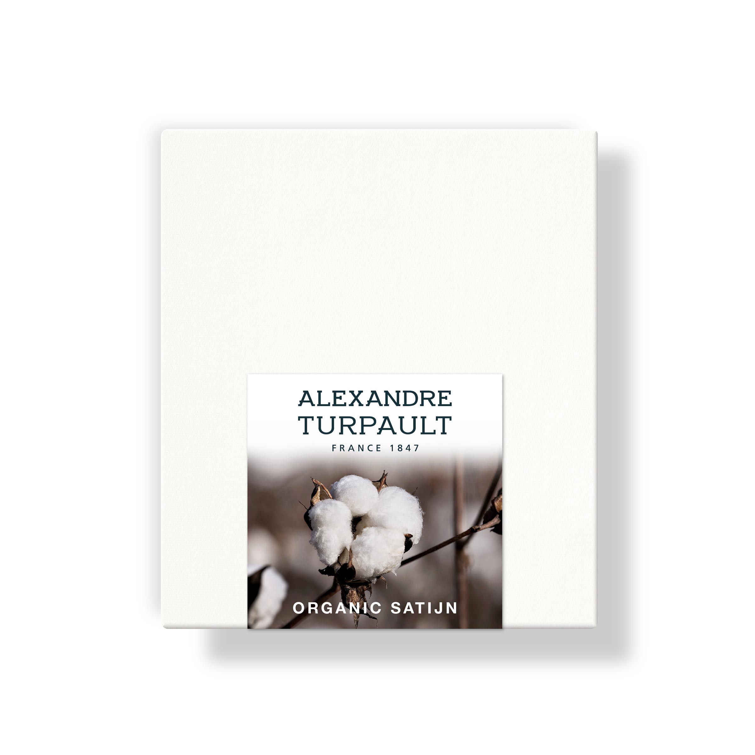 Alexandre Turpault Kussensloop Teophile Organic Satijn 300TC Hermine