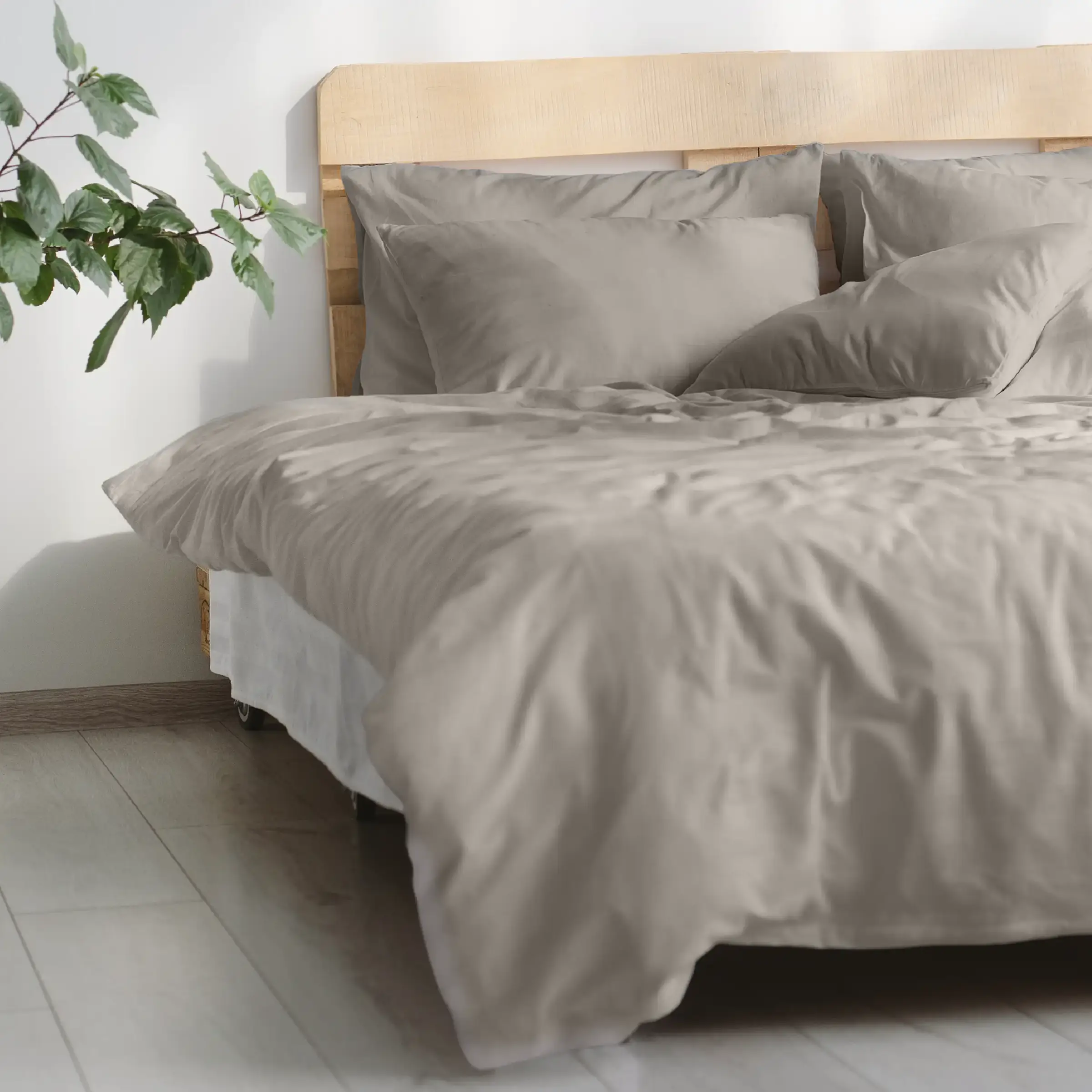 Dommelin Dekbedovertrek Katoen 180TC Zand