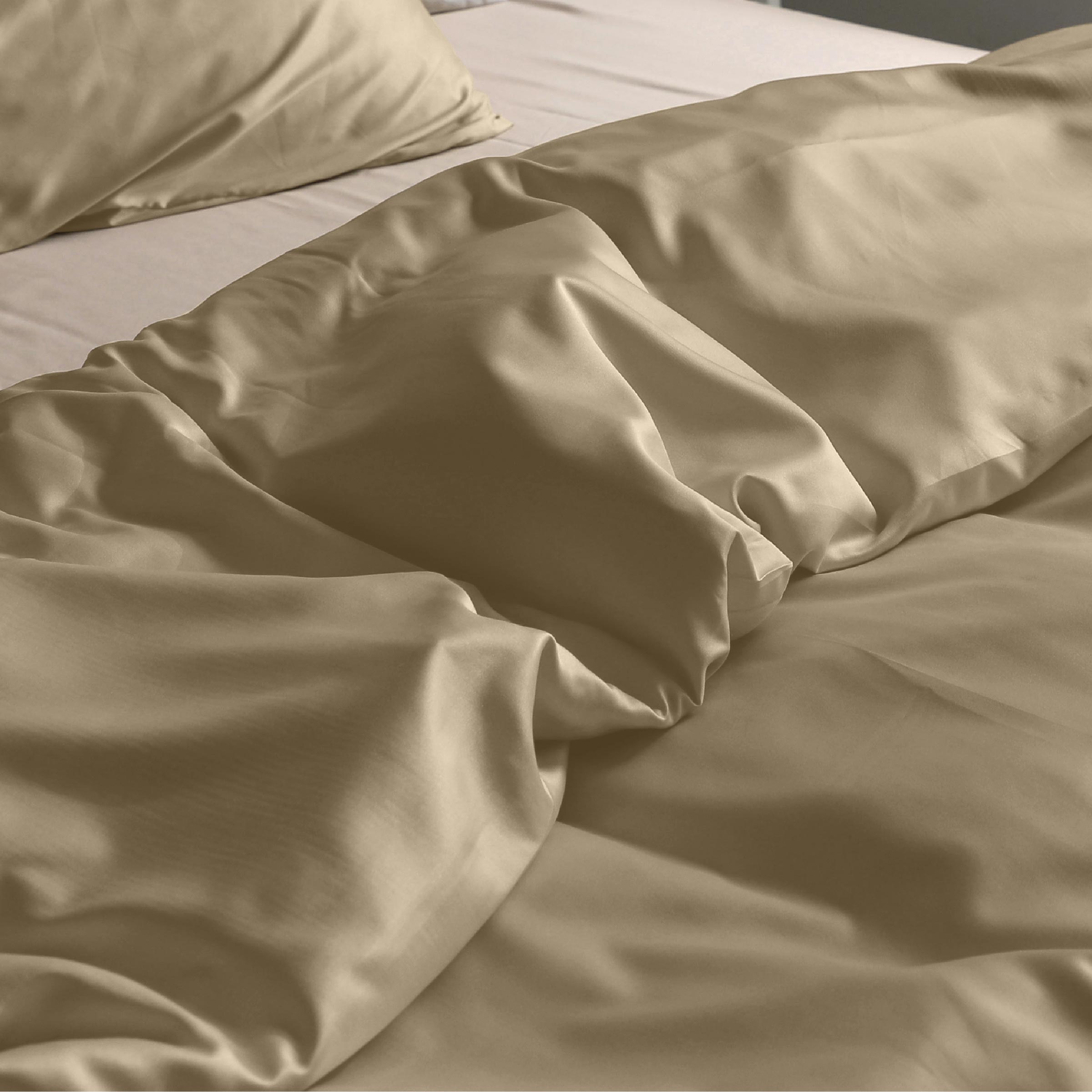 Dommelin Dekbedovertrek Set Satijn 300TC Cafe