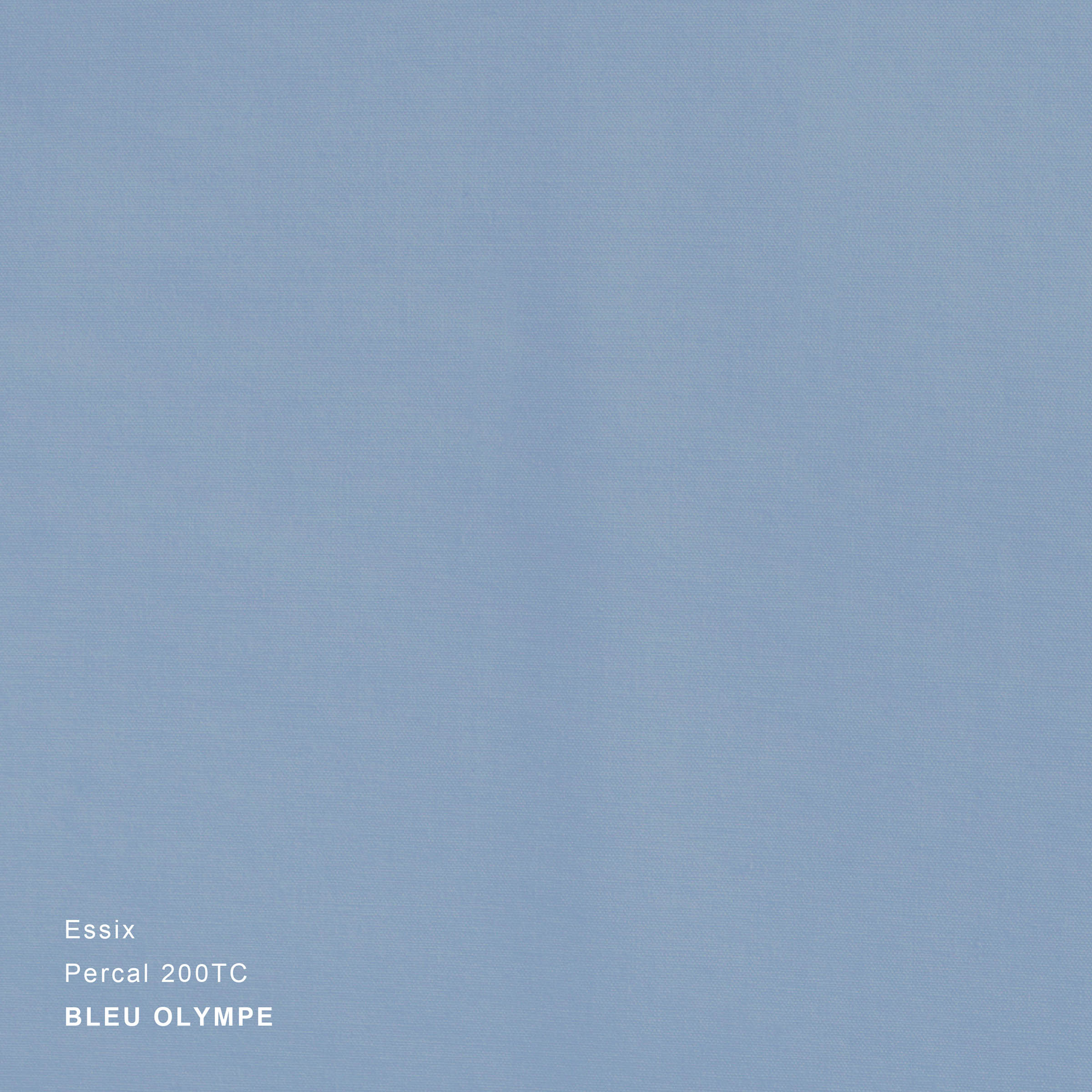 Essix Hoeslaken Premiere Percal 200TC Bleu Olympe