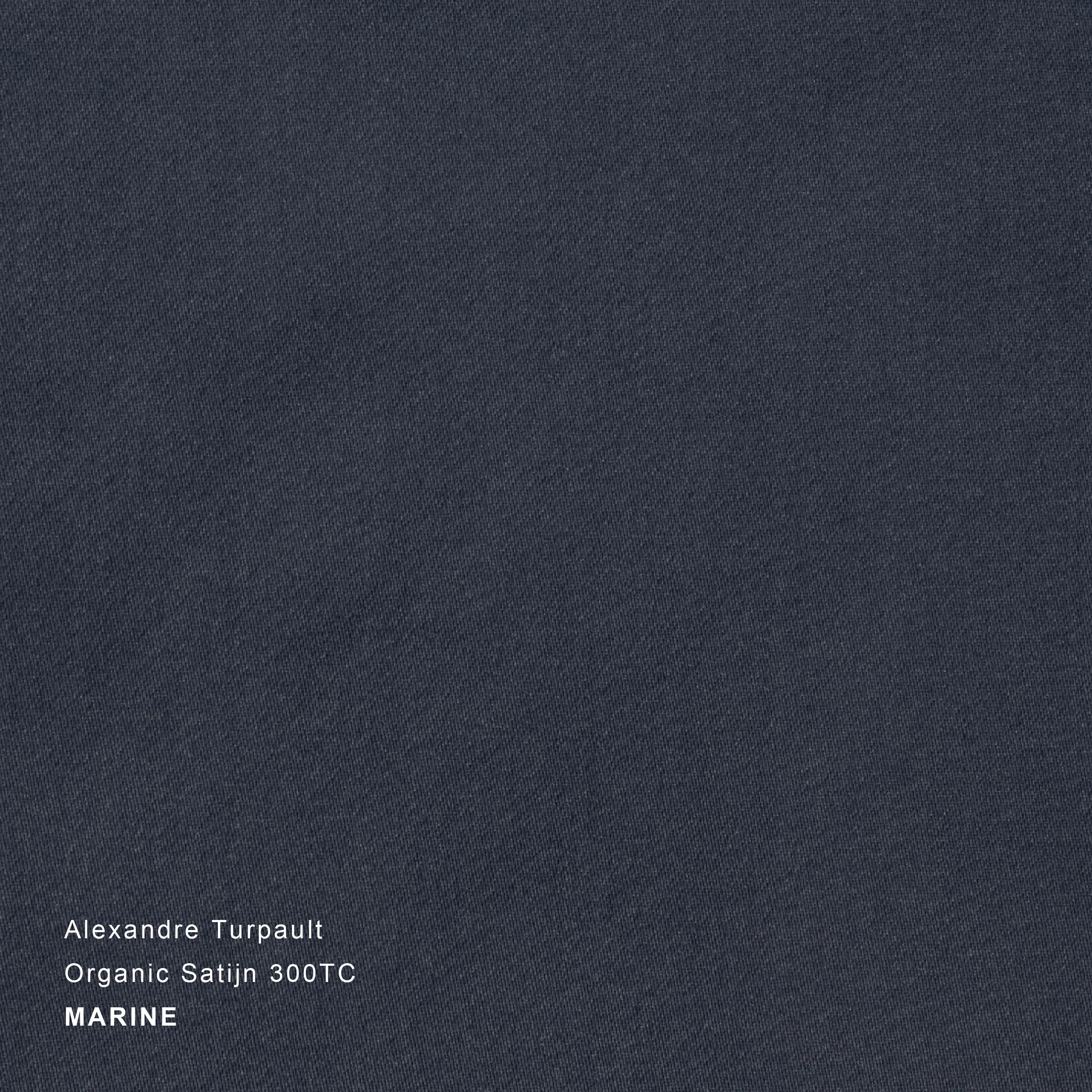 Alexandre Turpault Dekbedovertrek Teophile Organic Satijn 300TC Marine