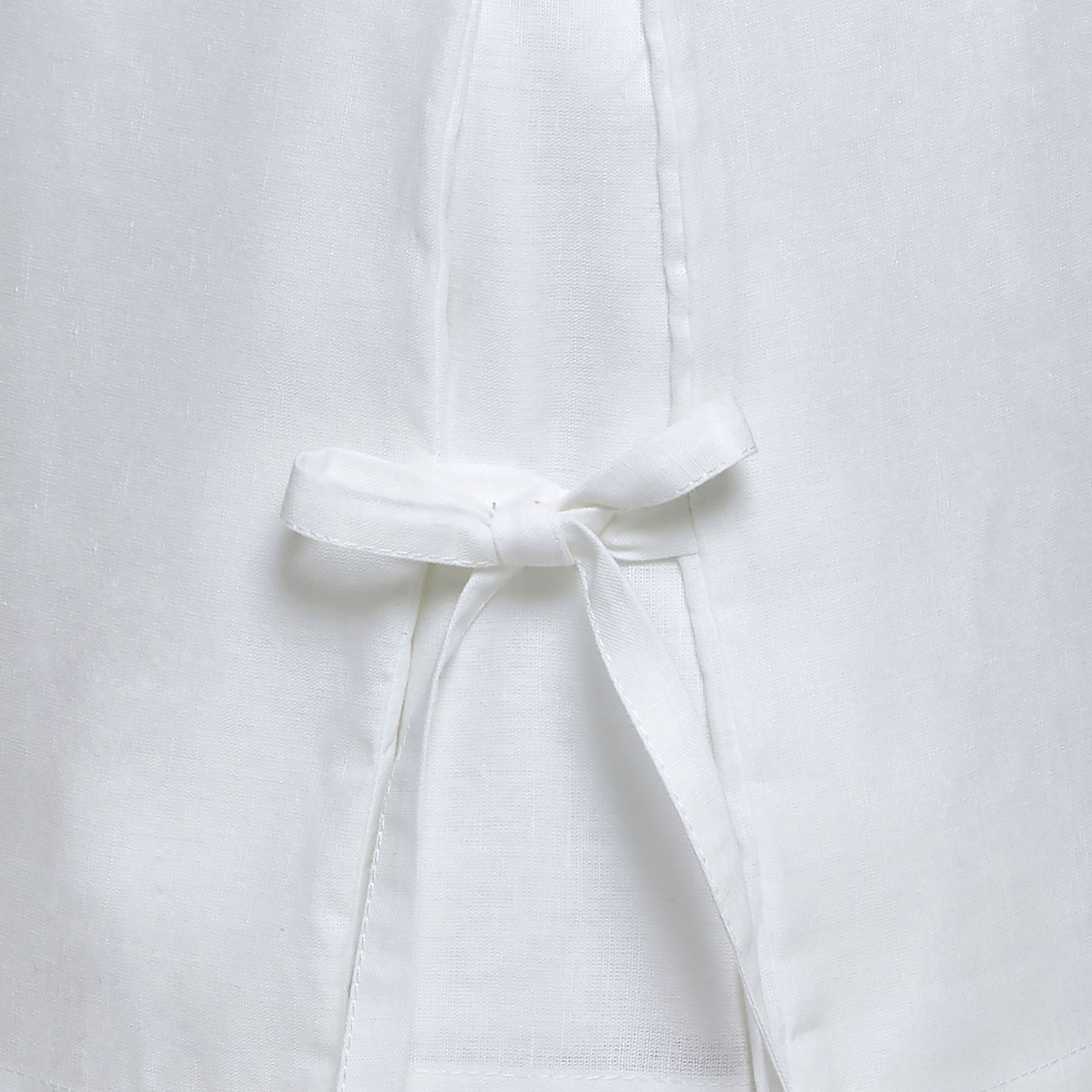 Alexandre Turpault Bedrok Cachou Halflinnen Wit