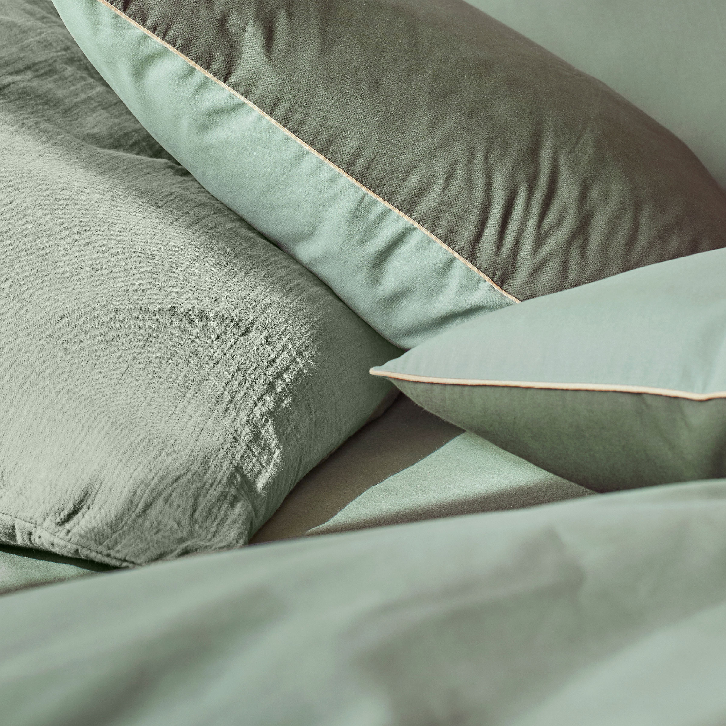 Essix Dekbedovertrek Set Bons Jours Katoen 145TC Palme - Aloe 