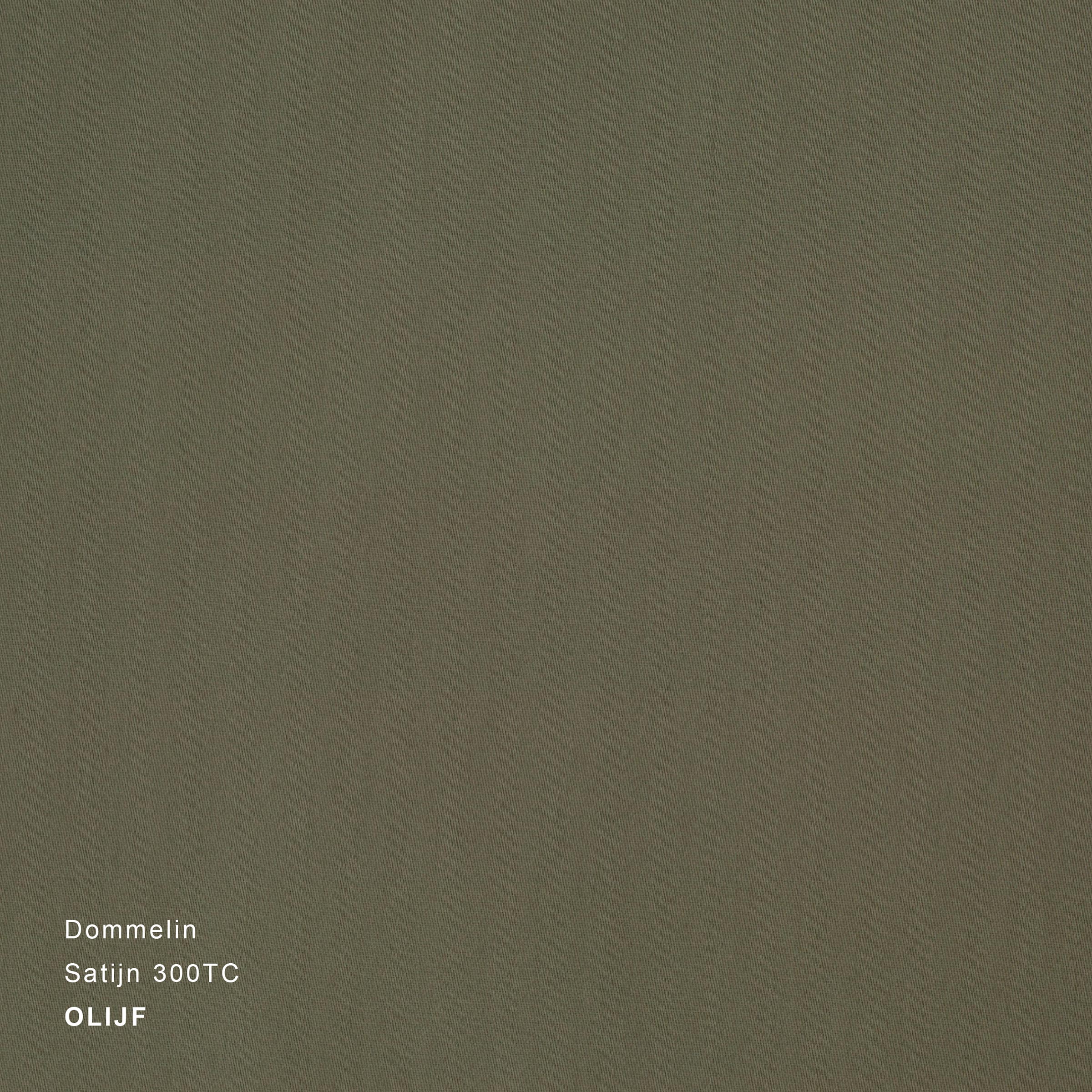 Dommelin Dekbedovertrek Satijn 300TC Olijf