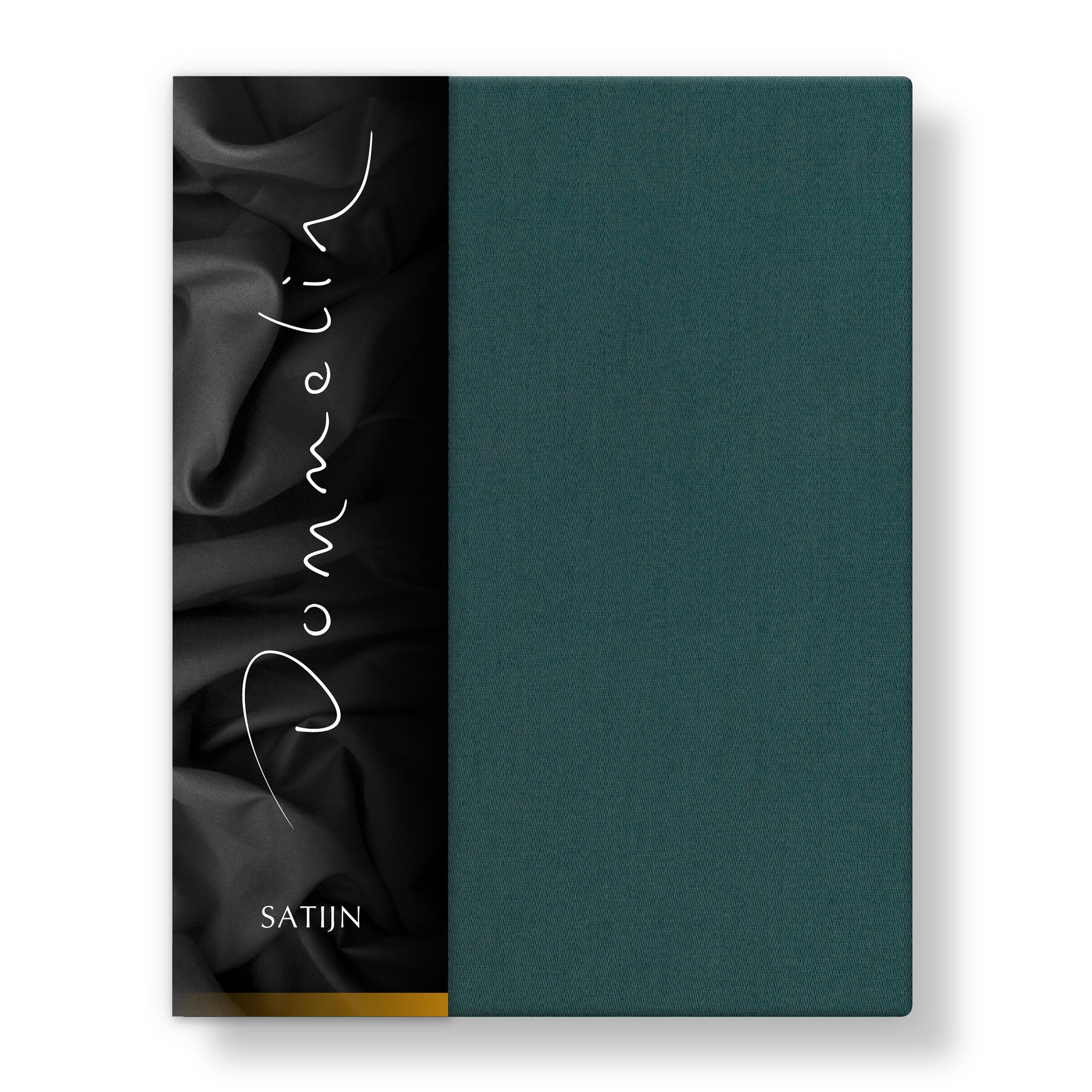 Dommelin Topper Hoeslaken Satijn 300TC Antiekgroen