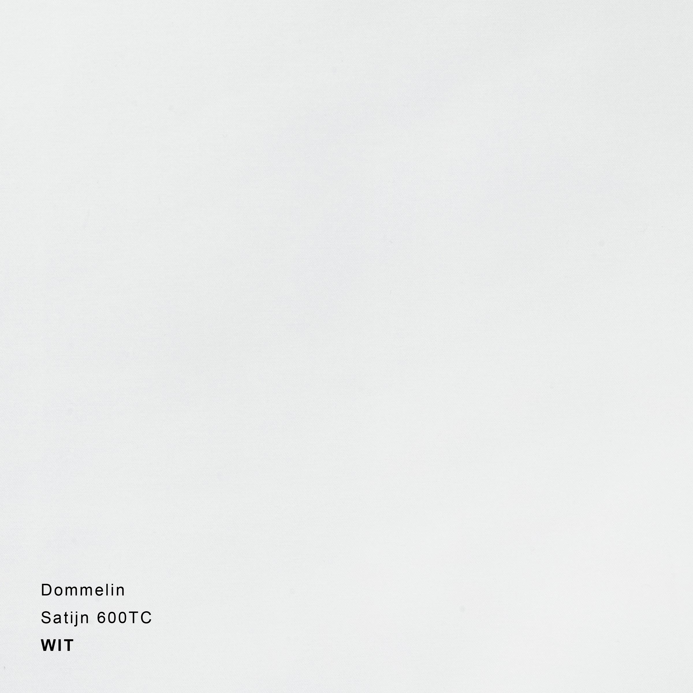 Dommelin Dekbedovertrek Set Satijn 600TC Wit