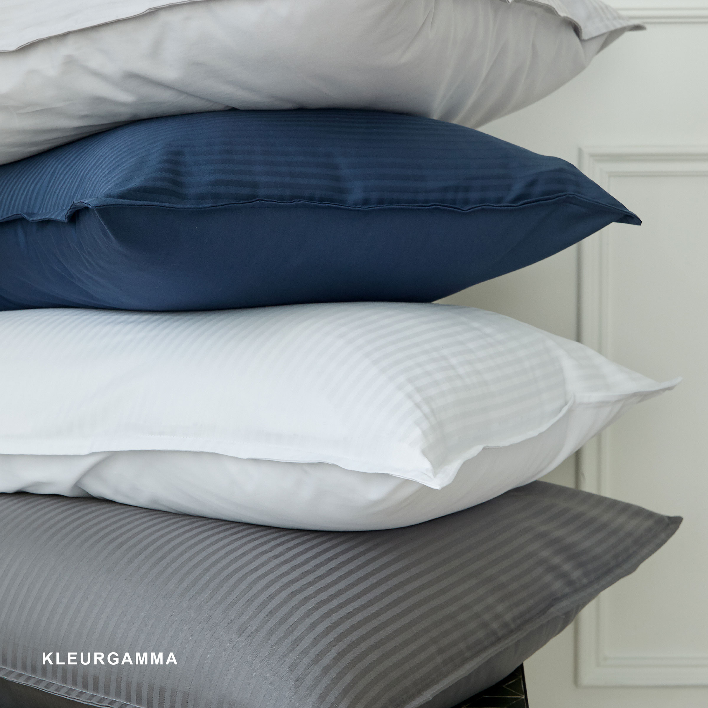 Essix Dekbedovertrek Set Grand Hotel Jacquard Satijn 300TC Bleu Nuit 