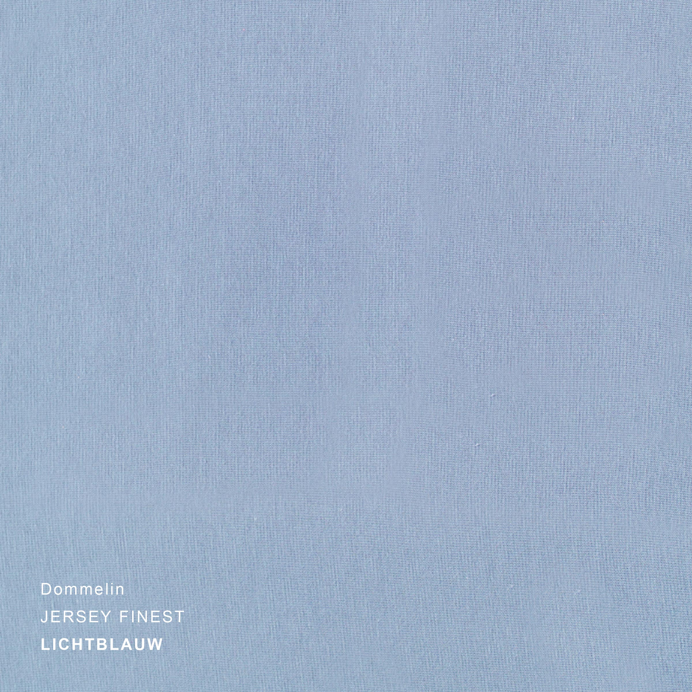 Dommelin Split Hoeslaken Jersey Finest Lichtblauw  