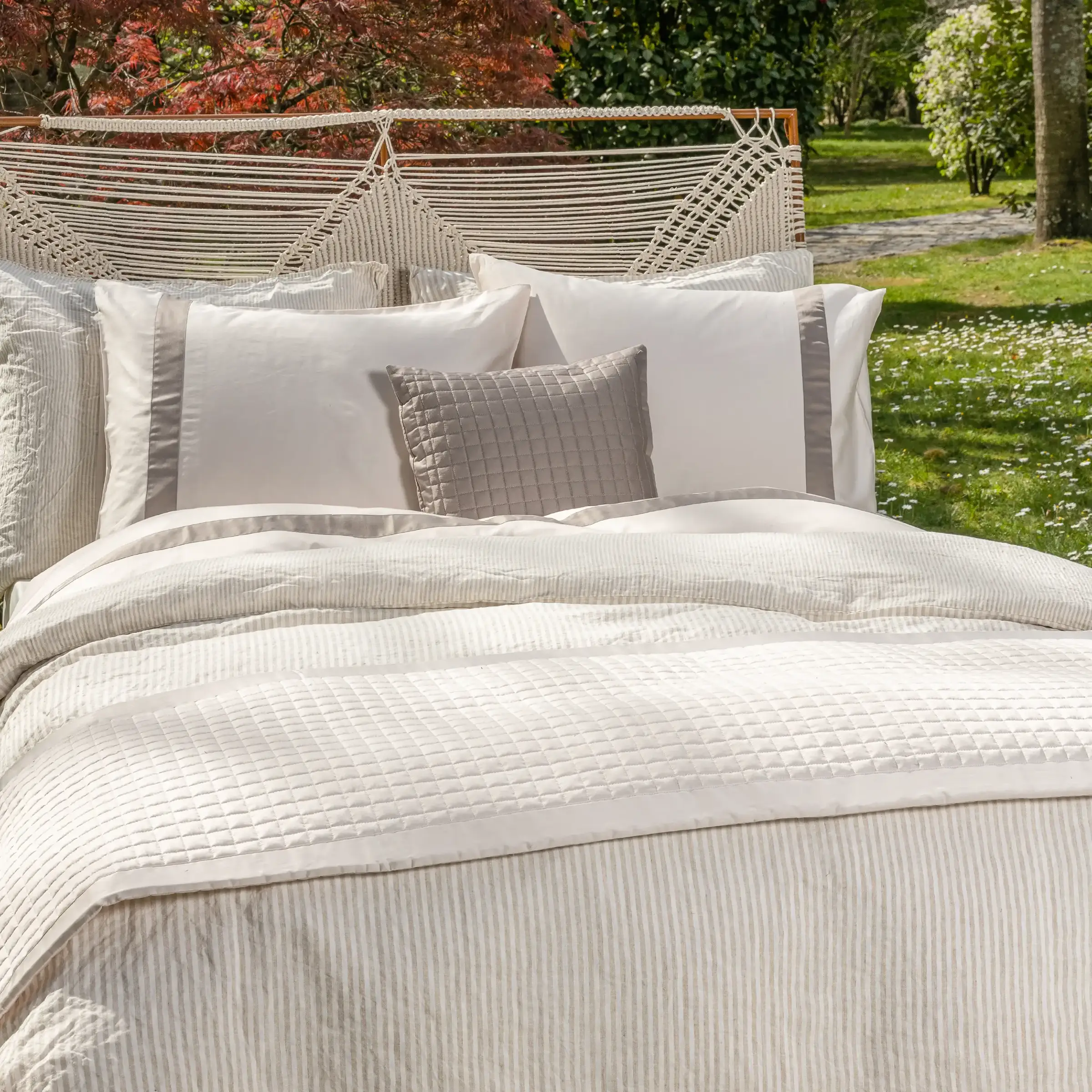 Dommelin Kussensloop Doppio Stonewashed Linnen