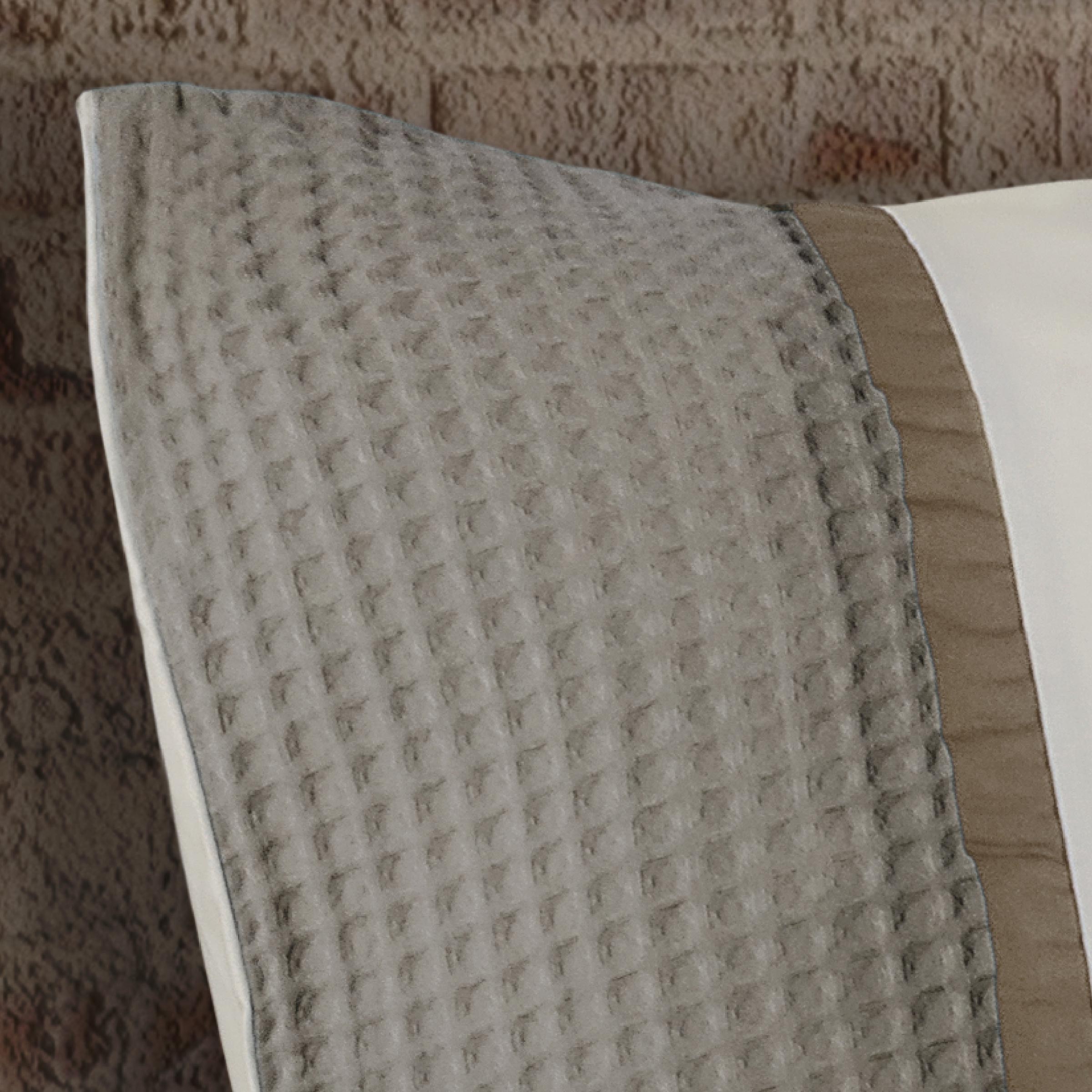 Dommelin Kussensloop Bari Percal 200TC Taupe - Nootmuskaat 60 x 70 cm