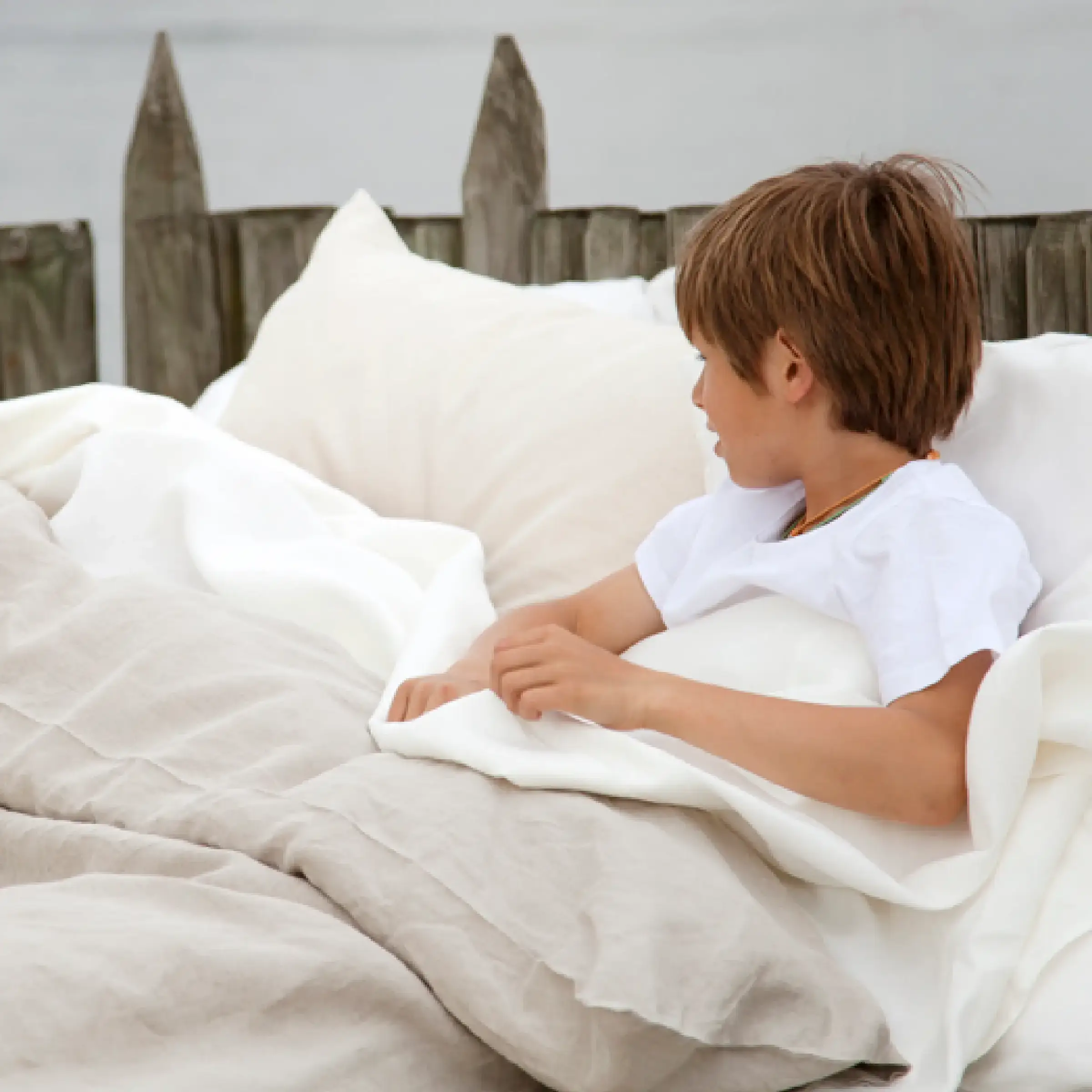 Libeco Hoeslaken Heritage Organic Washed Linnen 190 gr/m2 Flax H33