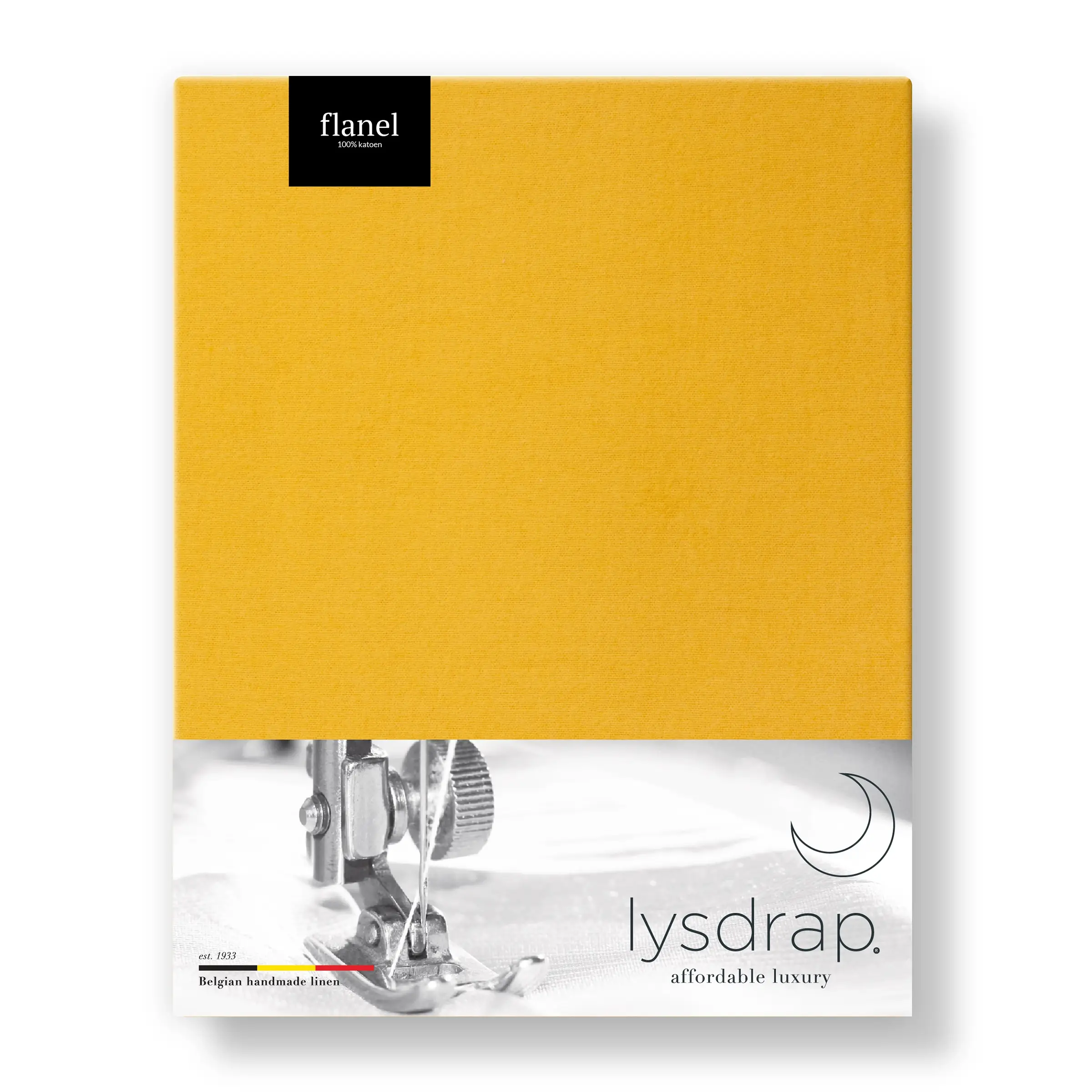 Lysdrap Topper Hoeslaken Flanel 140 gr/m2 Gold