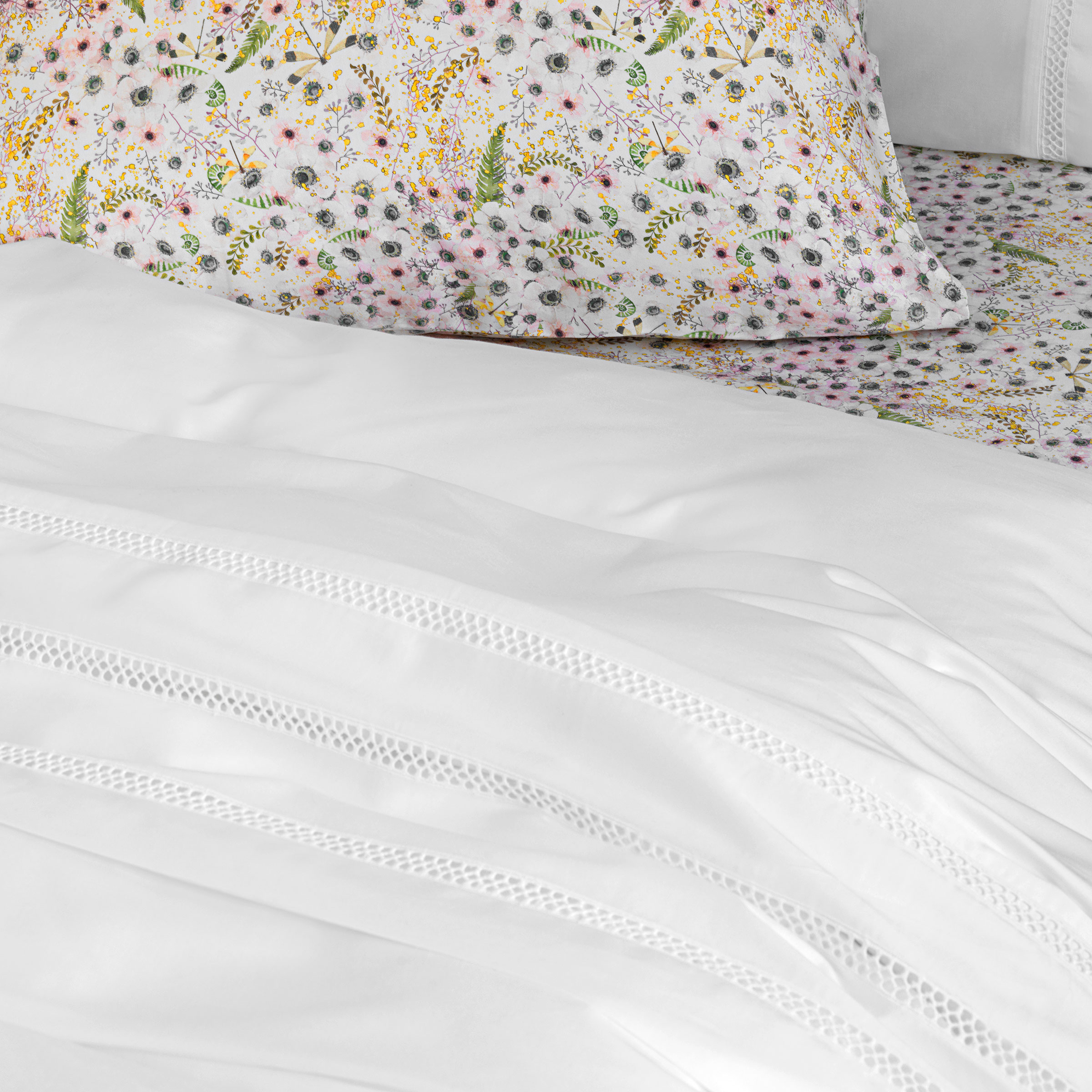 Dommelin Dekbedovertrekset Favo Satijn 300TC Wit