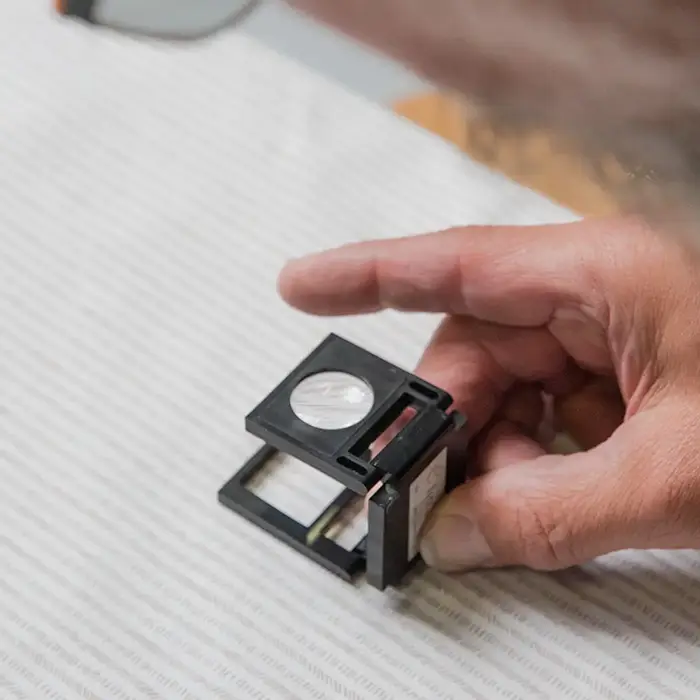 Precisie check in het atelier