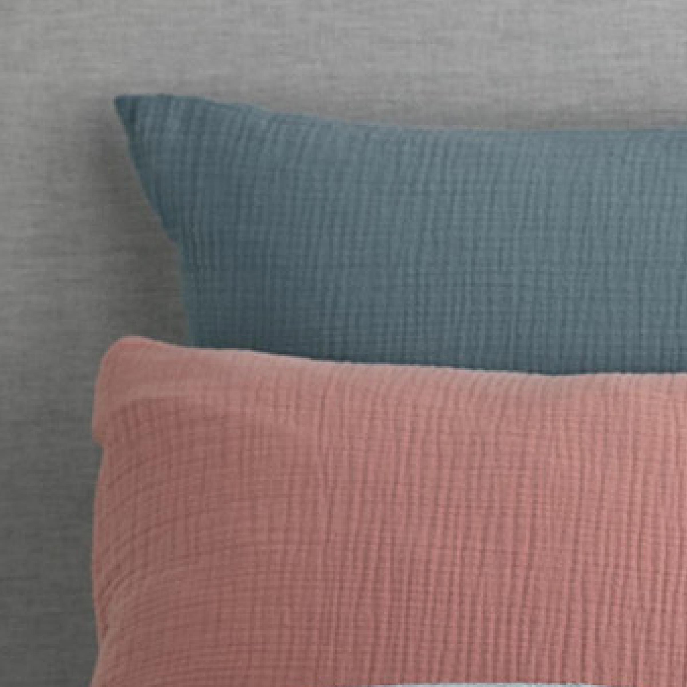 Essix Kussensloop Tendresse Stonewashed Katoengaas 145TC Alpin