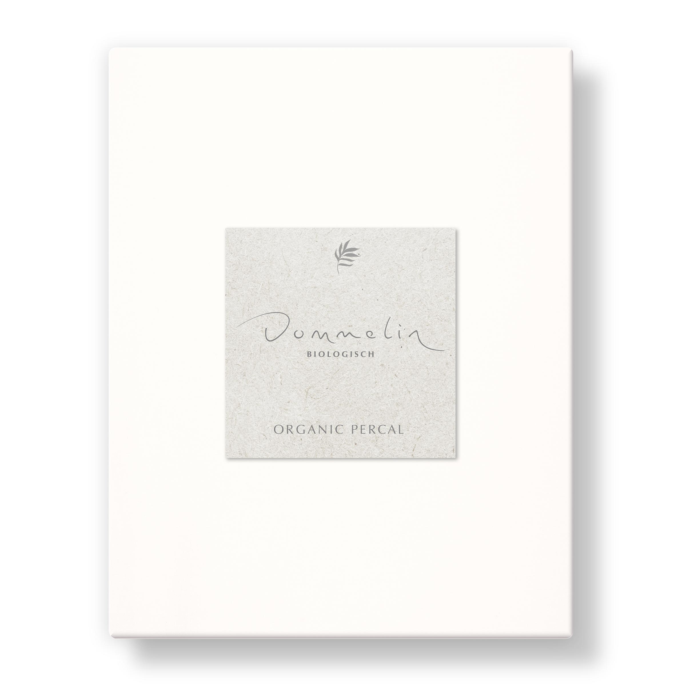 Dommelin Split Hoeslaken Organic Percal 200TC Wit