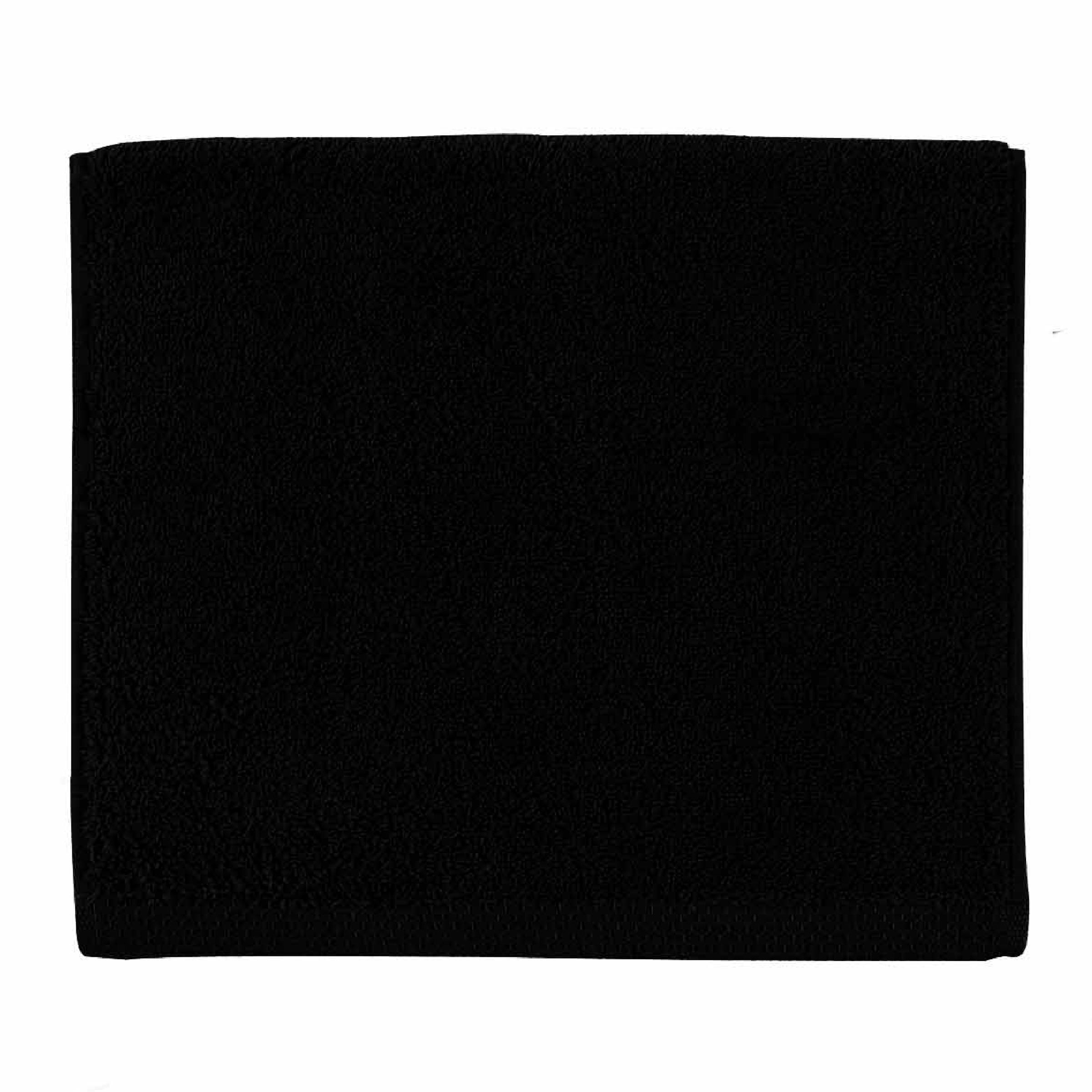 Essix Badlaken Aqua Katoen 530 gr/m2 Zwart 90x170
