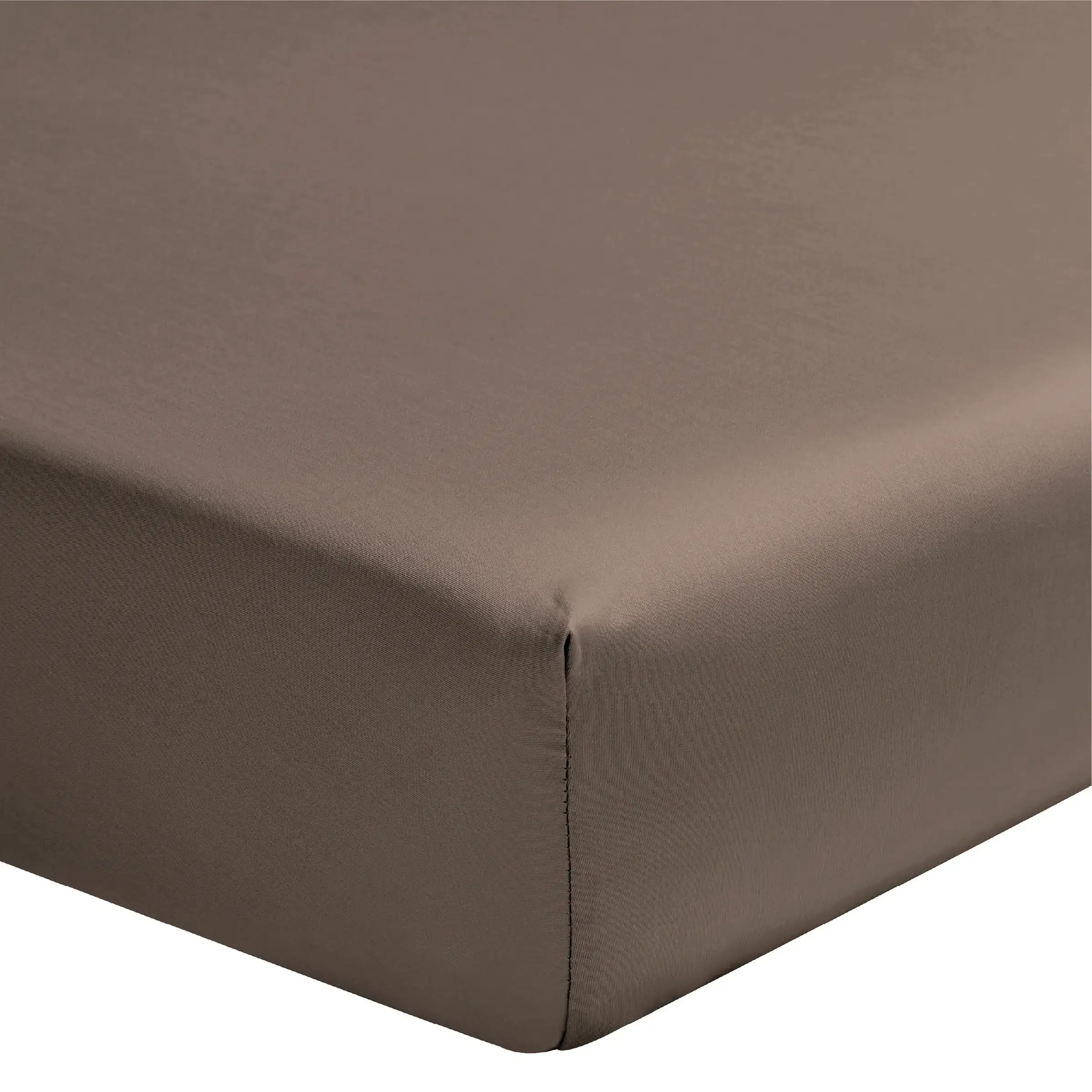 Alexandre Turpault Hoeslaken Nouvelle Vague Stonewashed Linnen Reed Brown