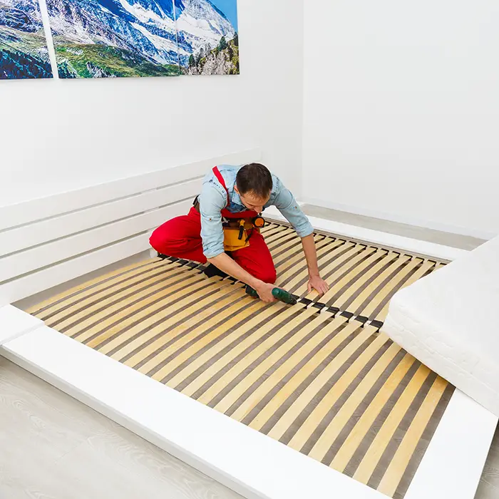 Handgemaakt groot bed