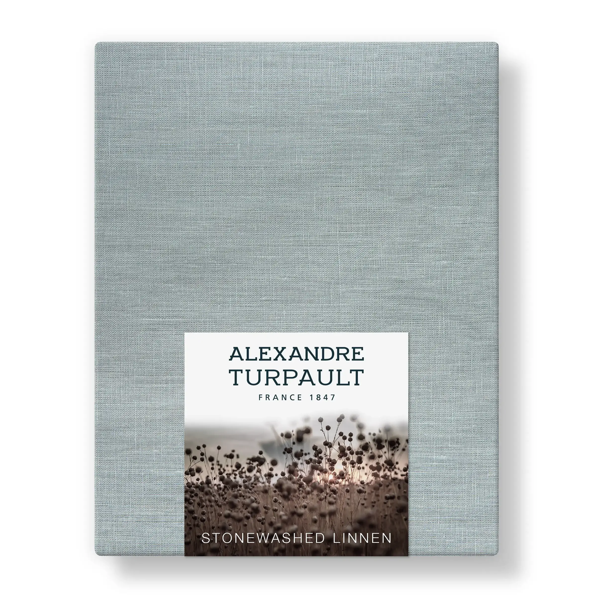 Alexandre Turpault Laken Nouvelle Vague Stonewashed Linnen Eau 270 x 300 cm