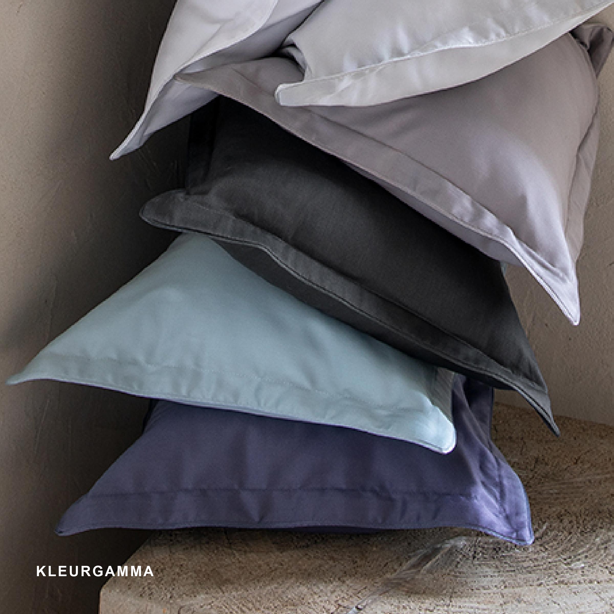 Alexandre Turpault Dekbedovertrek Teophile Organic Satijn 300TC Marine