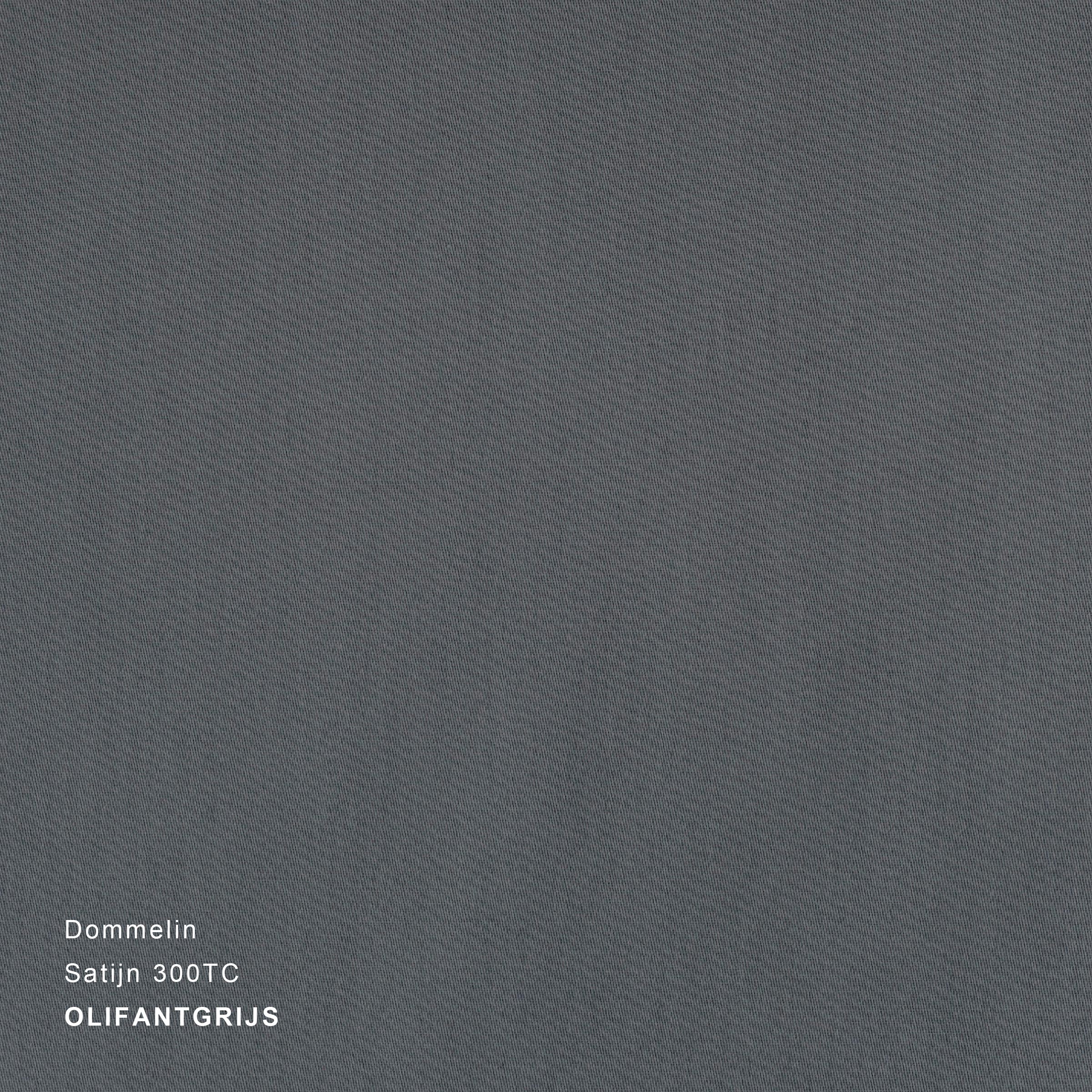 Dommelin Dekbedovertrek Set Satijn 300TC Olifantgrijs