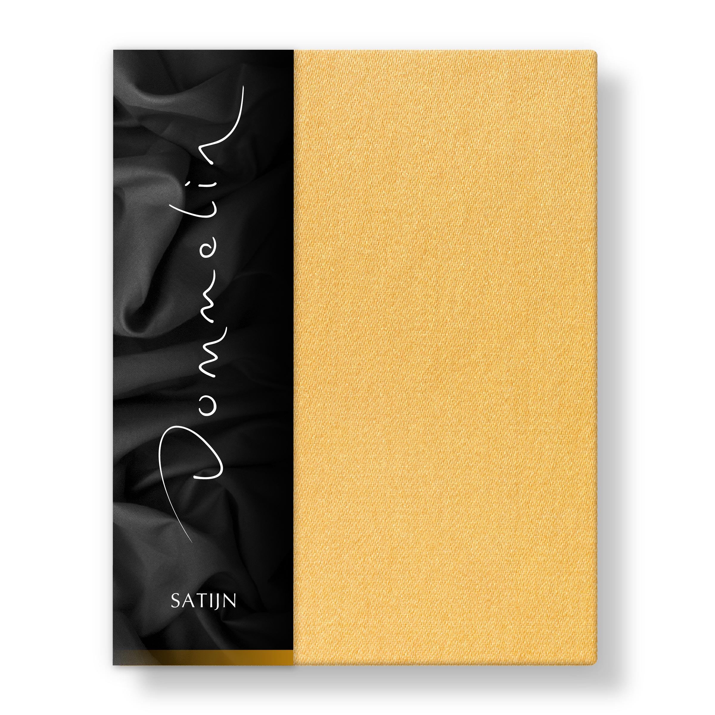 Dommelin Split Hoeslaken Satijn 300TC Okergeel