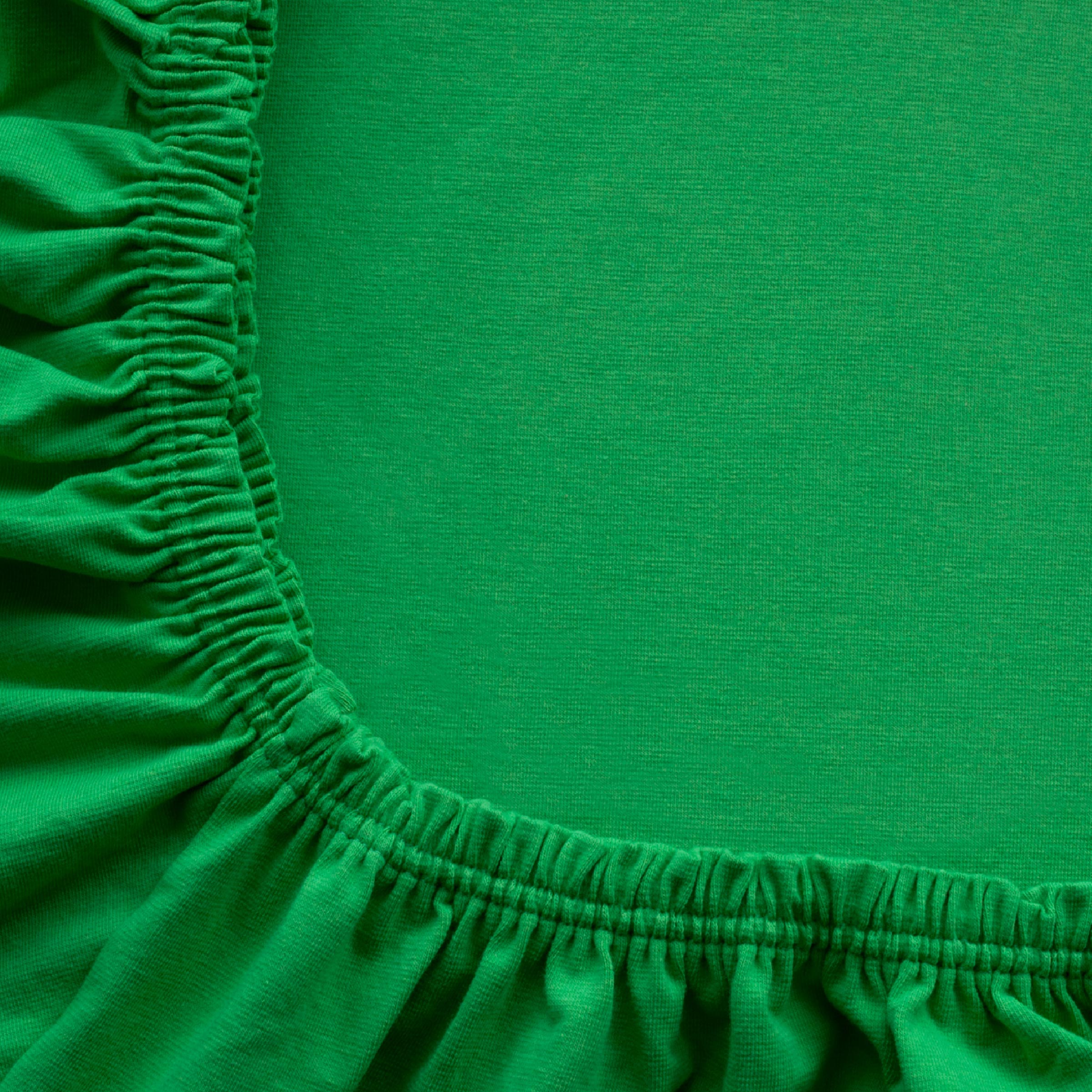 Dommelin Split Hoeslaken Jersey Finest Smaragd  