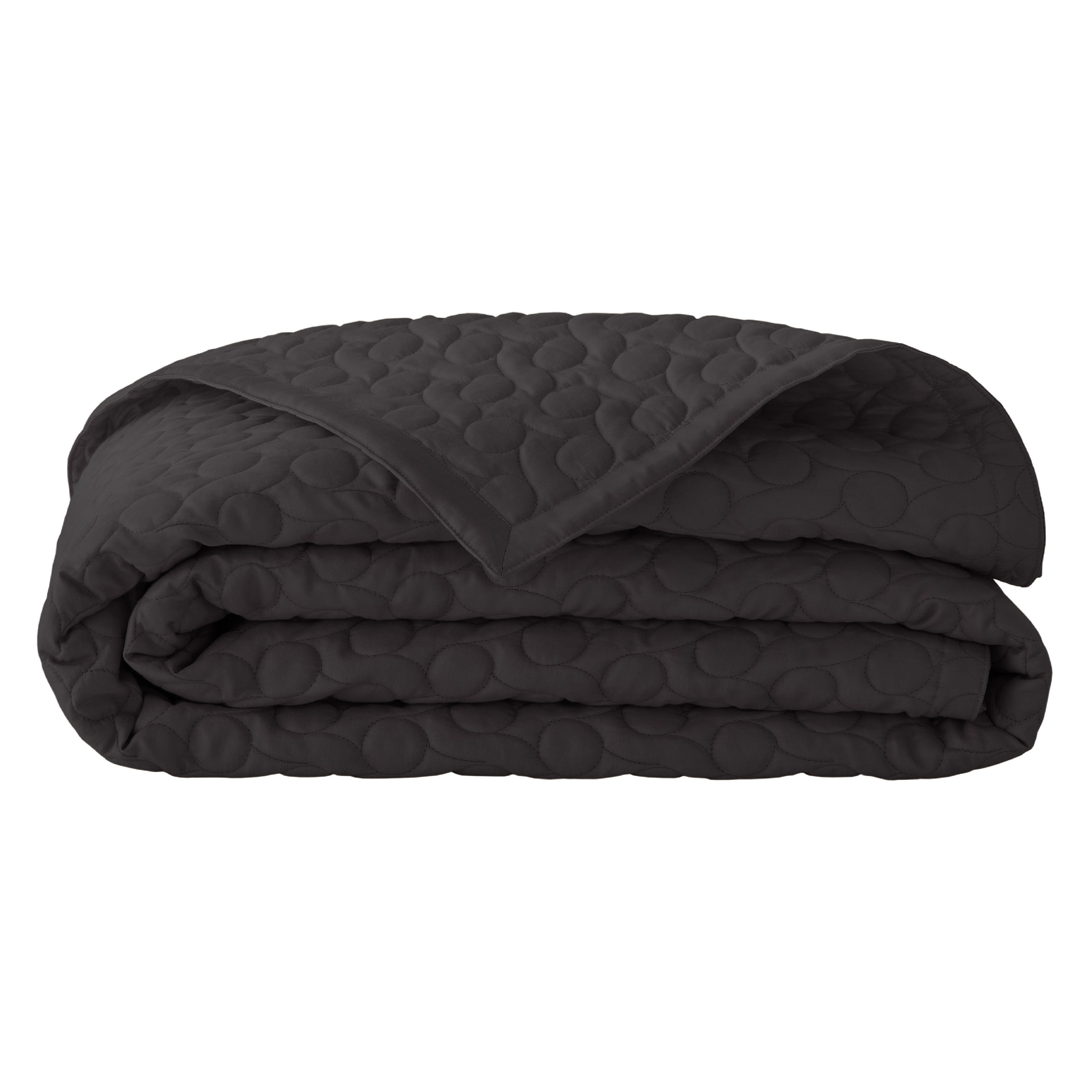 Alexandre Turpault Sprei Poesie Satijn Off Black 260 x 240 cm