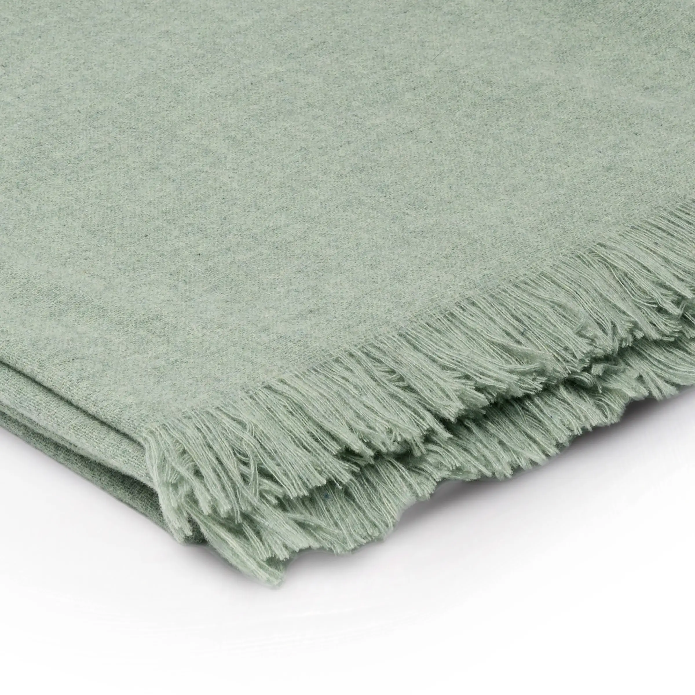 Mrs.Me Plaid Fly Stonewashed Lamswol Pistachio 150 x 200 cm