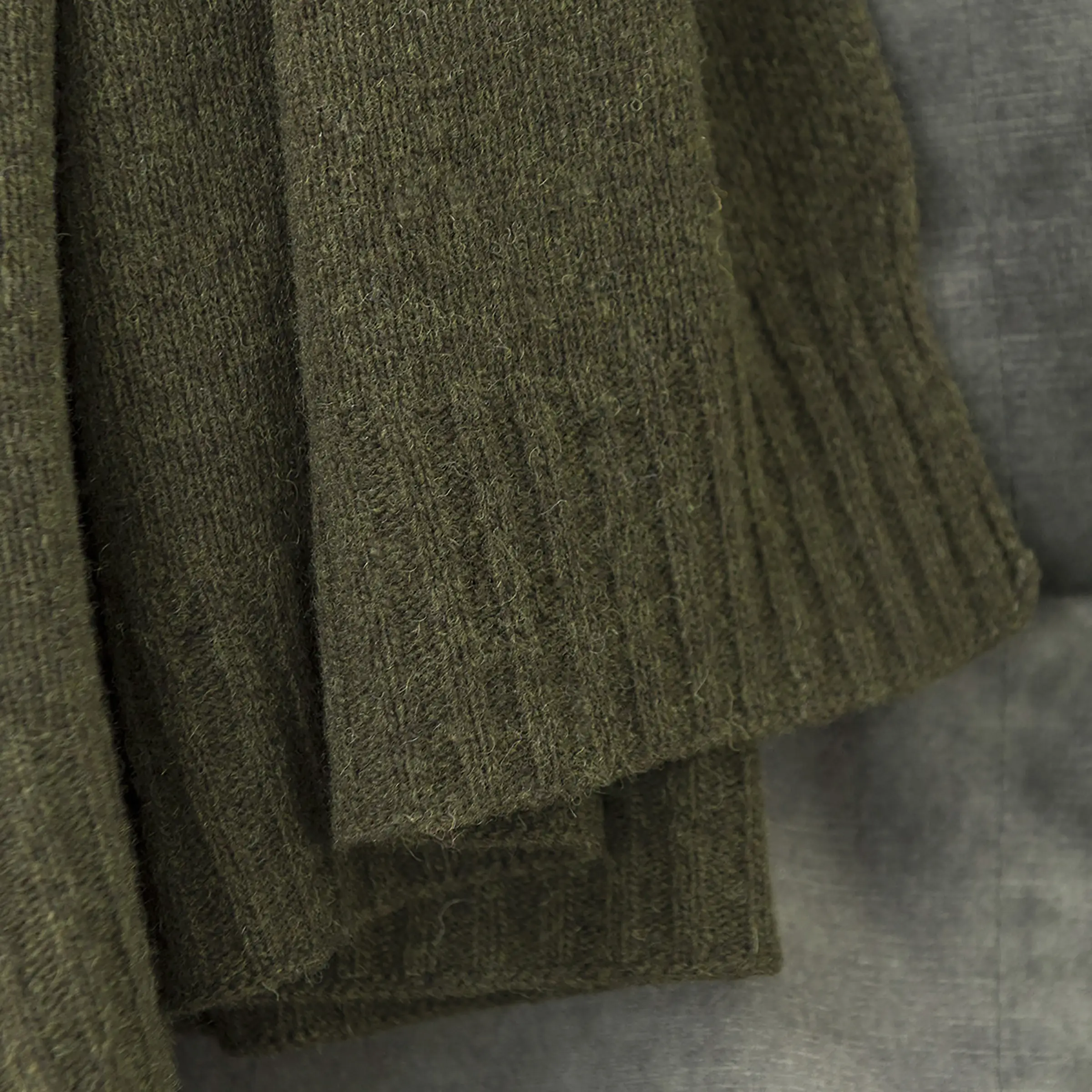 Mrs.Me Deken Transit Wol Mix Moss 150 x 280 cm