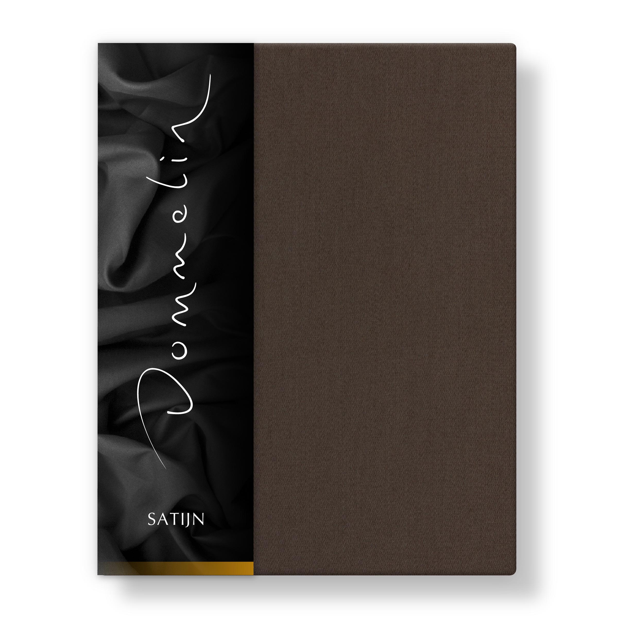 Dommelin Split Hoeslaken Satijn 300TC Bruin